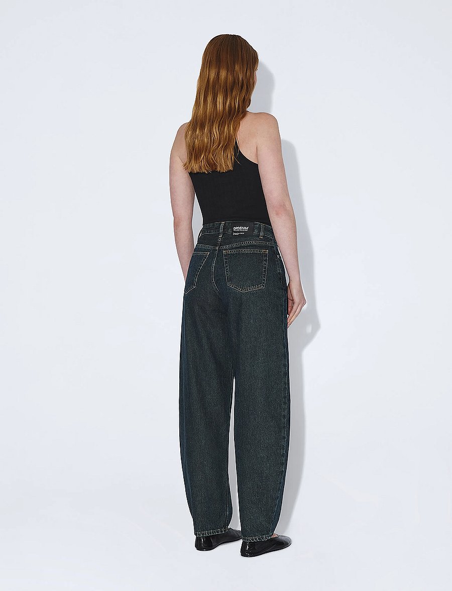 Dr Denim - Nanci Mid Barrel Seam - barrel jeans - kodiak dark retro - 3