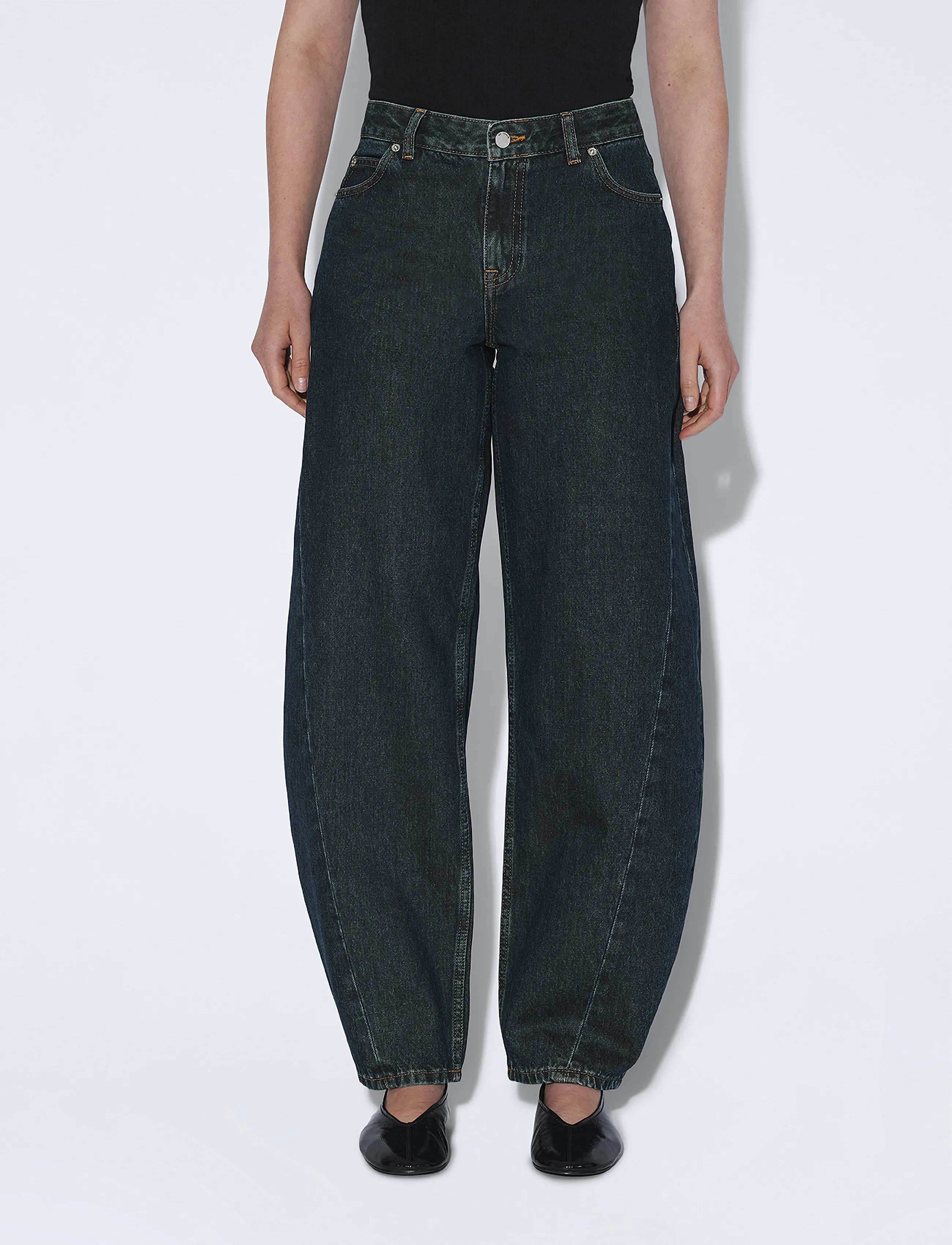 Dr Denim - Nanci Mid Barrel Seam - kodiak dark retro - 4