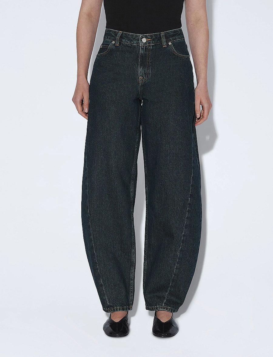 Dr Denim - Nanci Mid Barrel Seam - barrel jeans - kodiak dark retro - 4