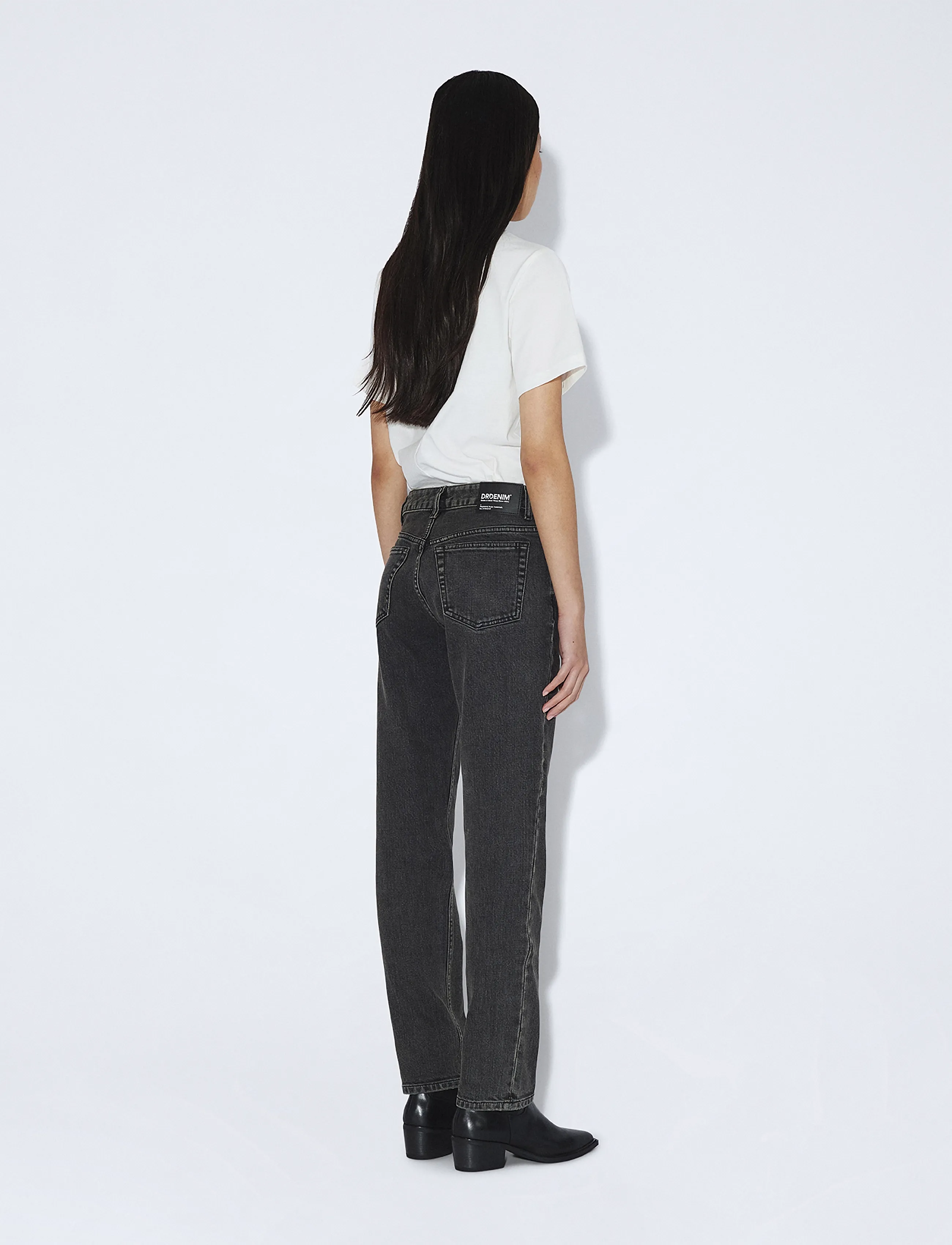 Dr Denim - Straw Mid Slim - slim-fit-jeans - tar aged black - 3