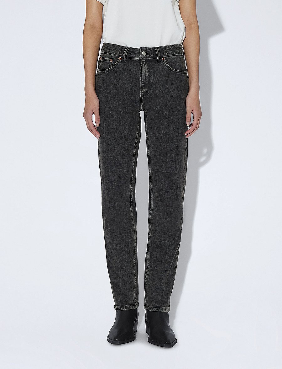Dr Denim - Straw Mid Slim - slim-fit-jeans - tar aged black - 4