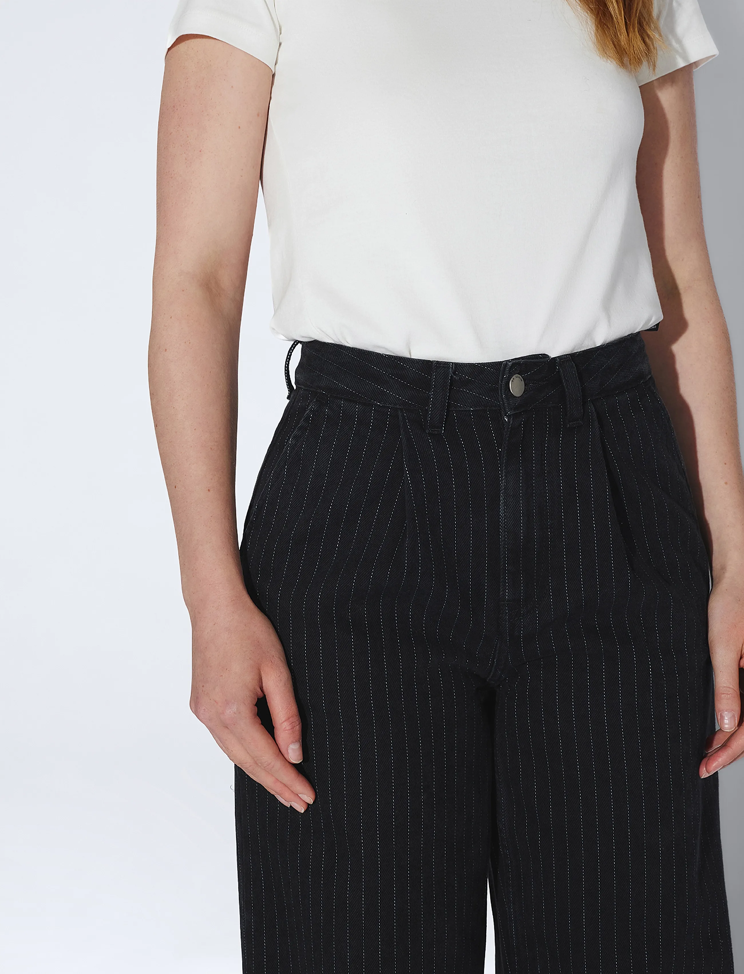 Dr. Denim Rhue High Wide Pleated jeans dam – bild 6
