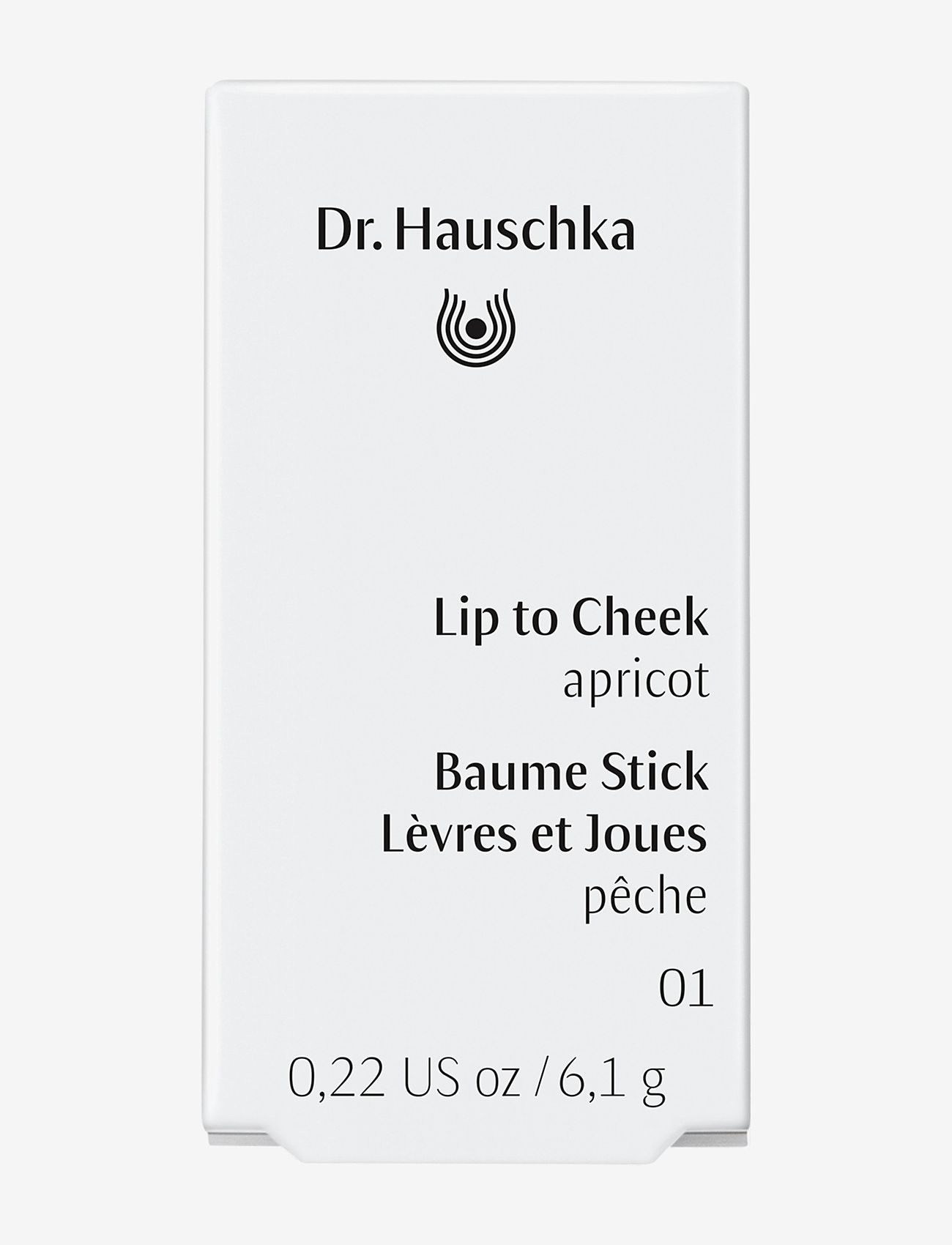 Dr. Hauschka - LIP TO CHEEK 01 APRICOT 6,5G - smink - orange - 1