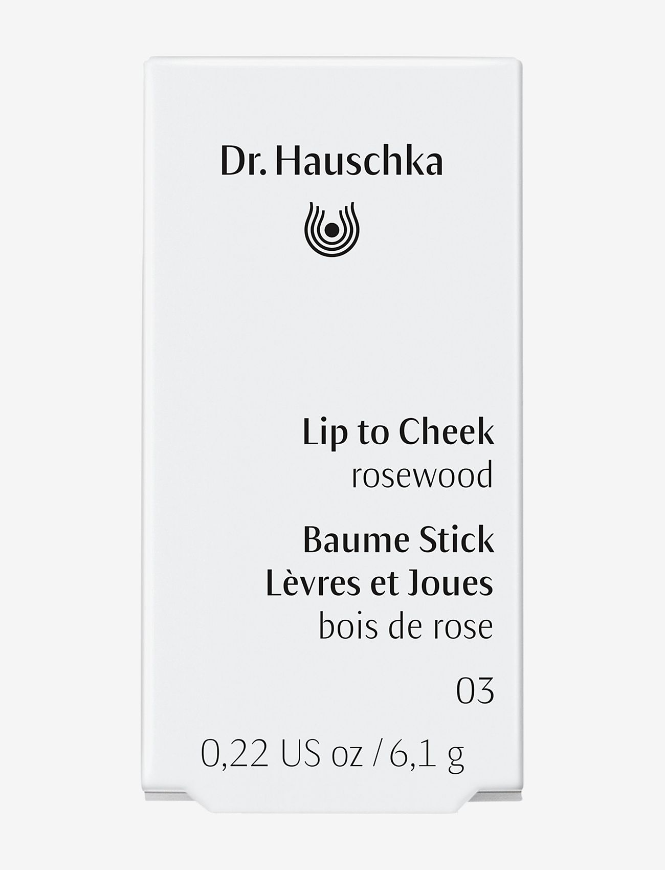 Dr. Hauschka - LIP TO CHEEK 03 ROSEWOOD 6,5G - makeup - pink - 1