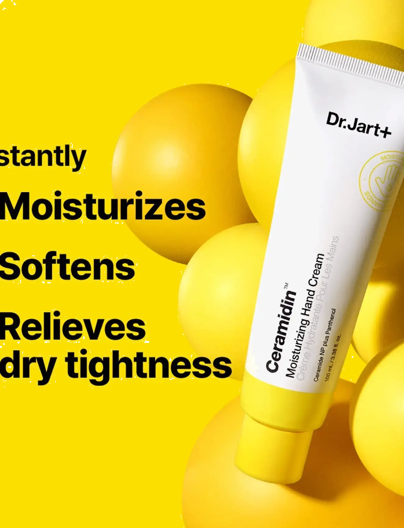 Dr.Jart+ - Ceramidin Moisturizing Hand Cream - handáburður - clear - 2