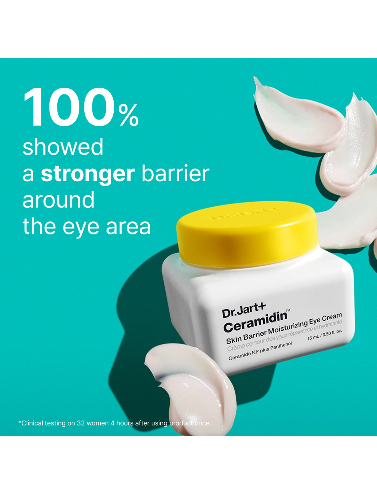 Dr.Jart+ - Ceramidin Skin Barrier Moisturizing Eye Cream - Øjencremer - clear - 3