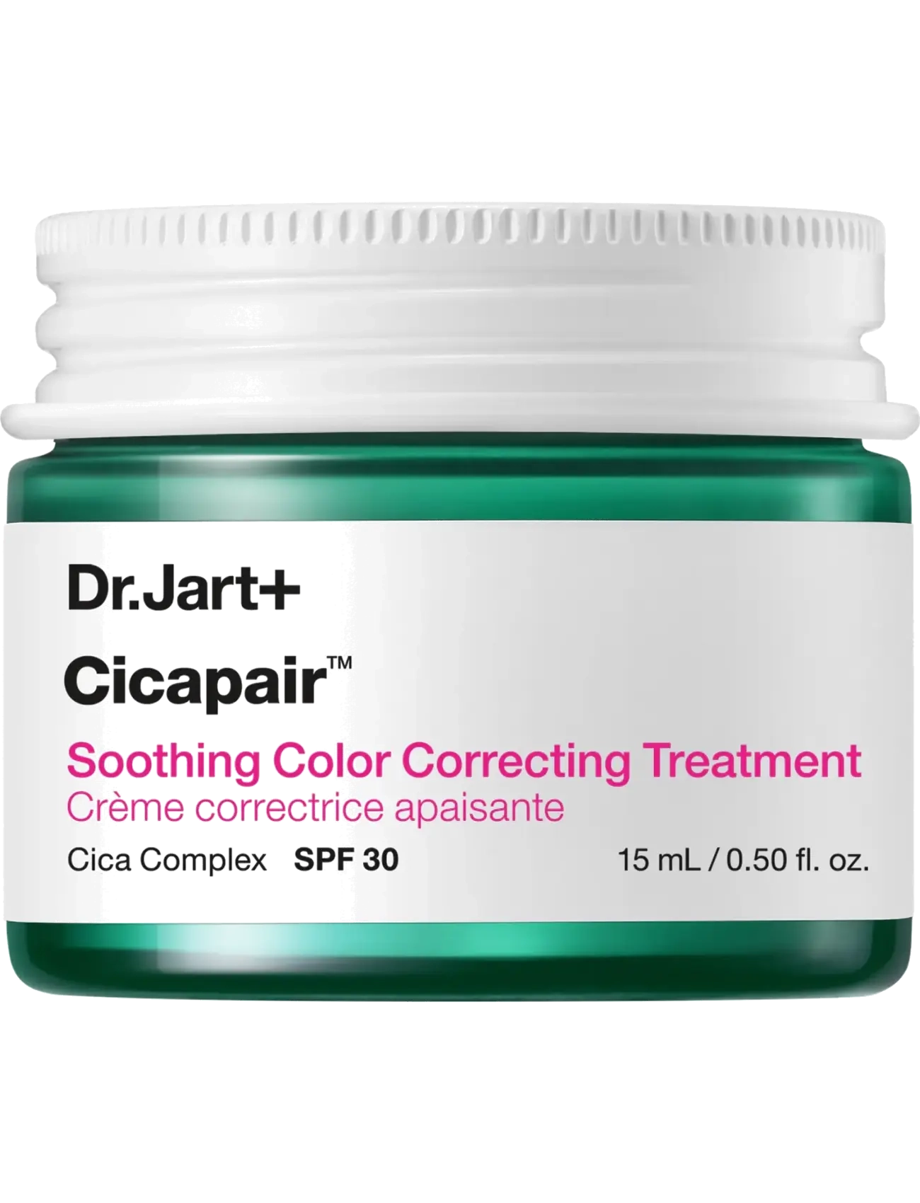Dr.Jart+ Cicapair Soothing Color Correcting Treatment Spf 30, Day Cremes, Nude, Str: 15 ML
