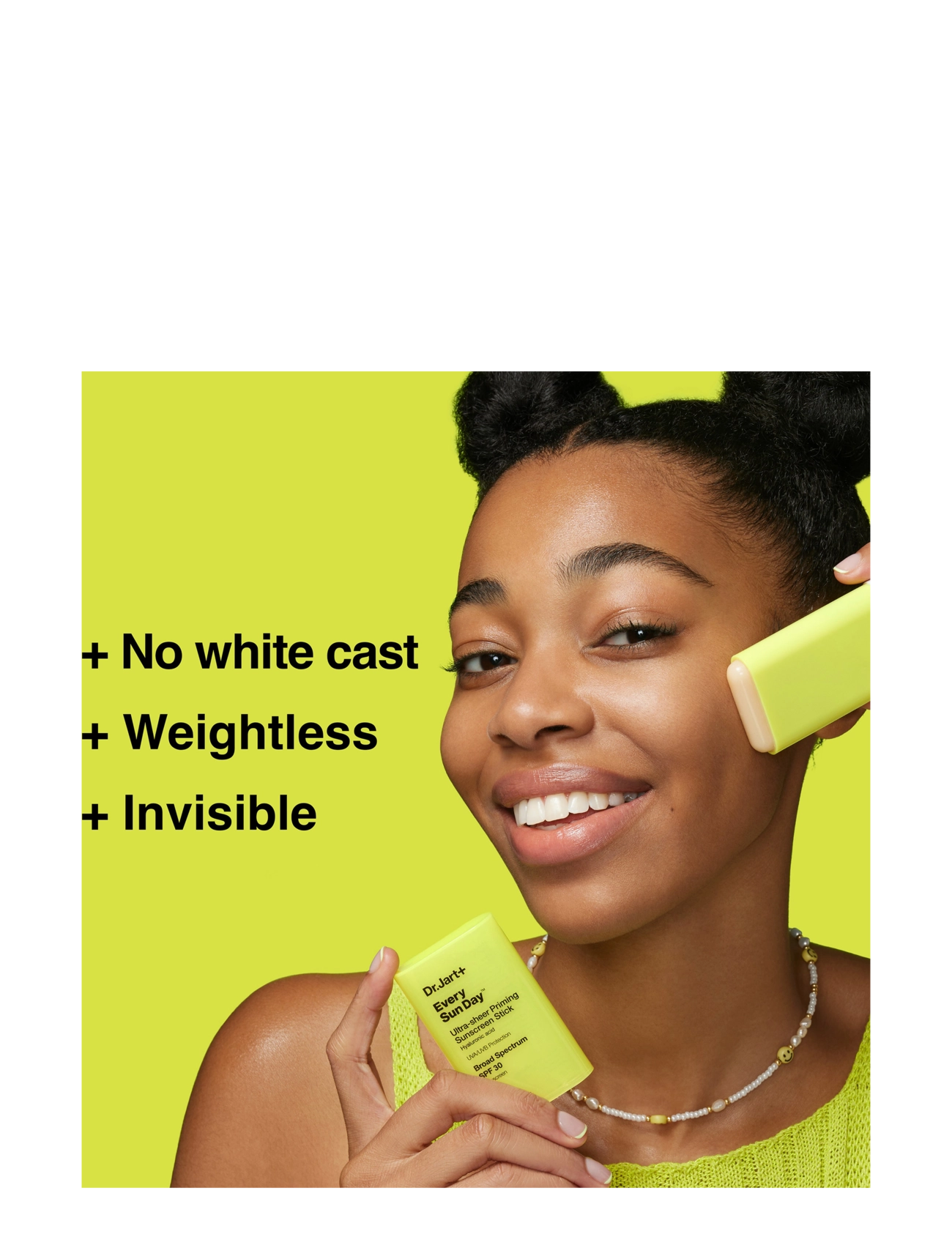 Dr.Jart+ - Every Sun Day Ultra-sheer Priming Sunscreen Stick - solcremer til ansigt - clear - 3