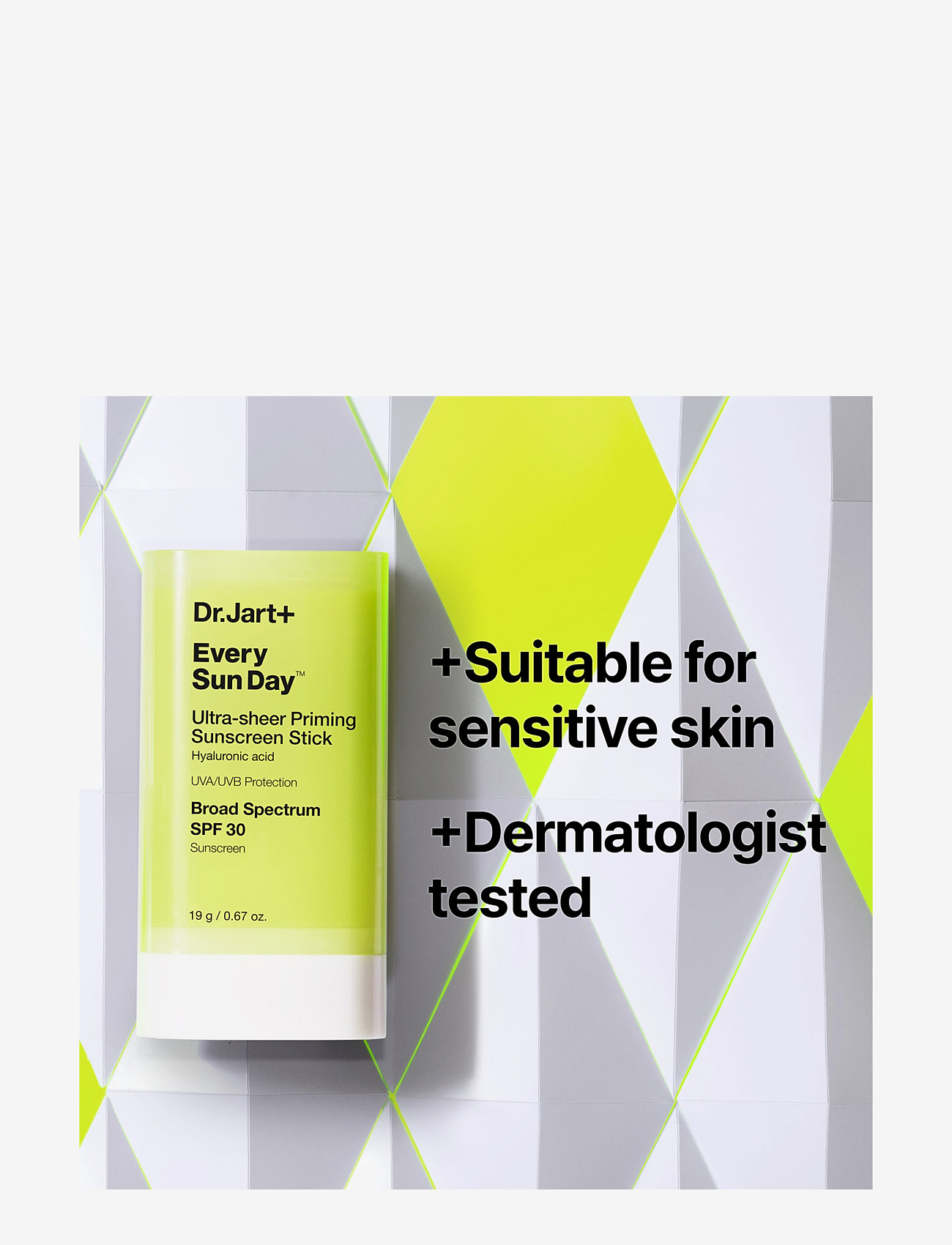 Dr.Jart+ - Every Sun Day Ultra-sheer Priming Sunscreen Stick - fyrir andlit - clear - 5