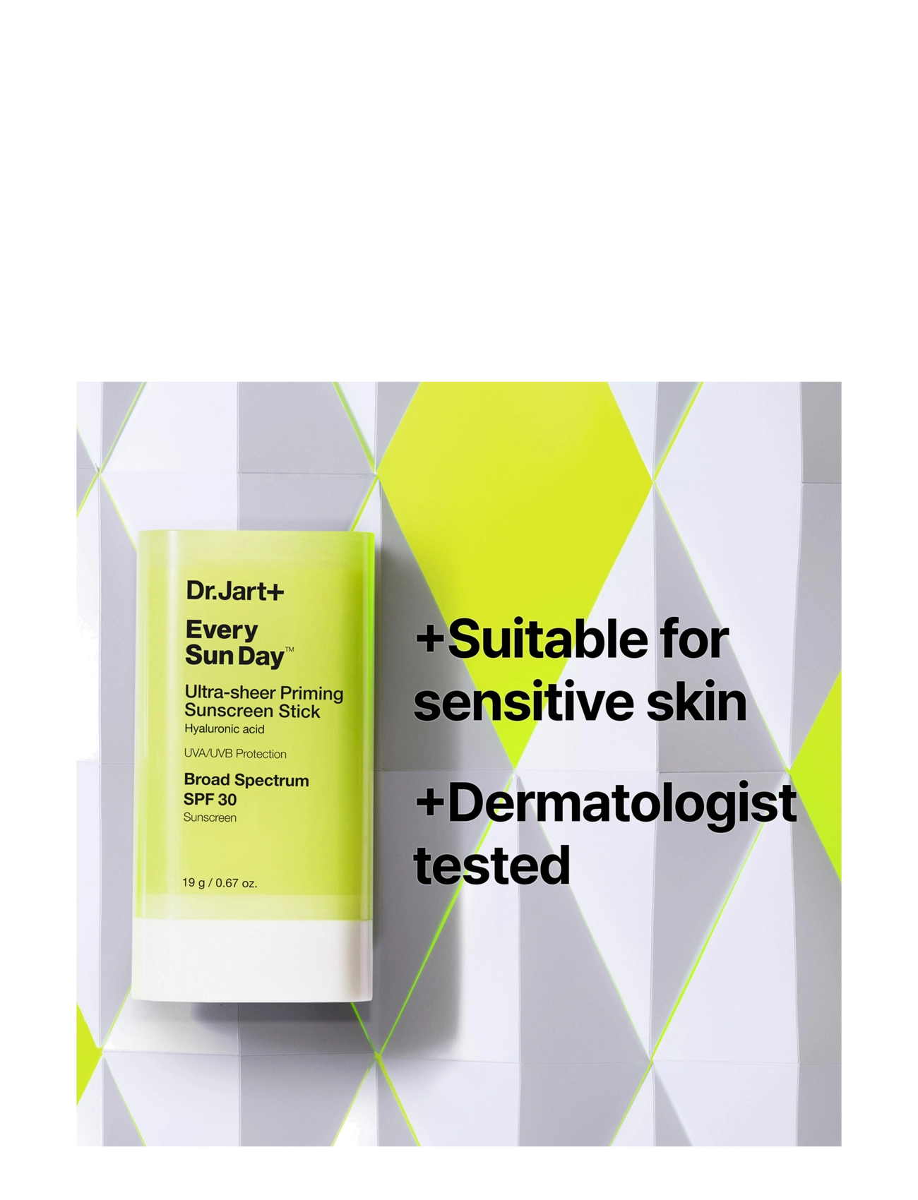 Dr.Jart+ - Every Sun Day Ultra-sheer Priming Sunscreen Stick - solcremer til ansigt - clear - 5