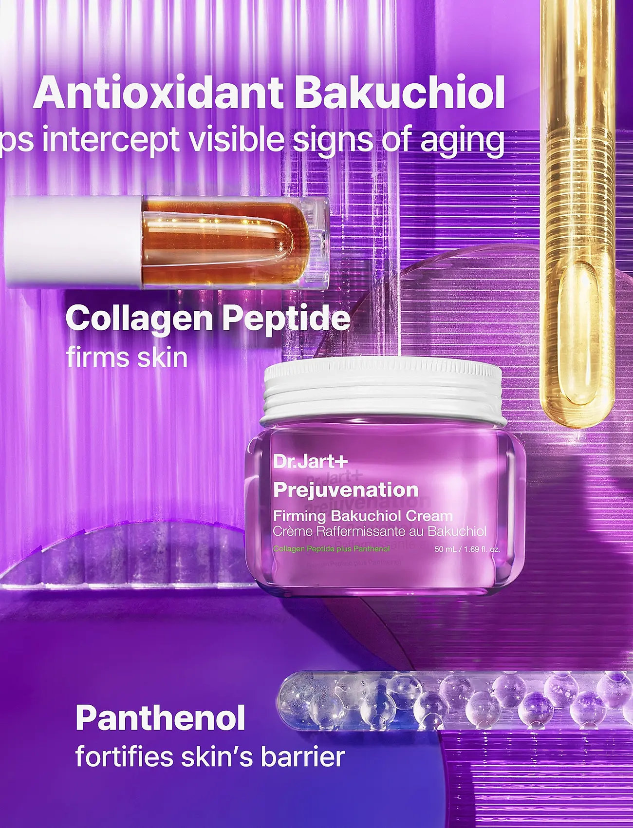 Dr.Jart+ - Prejuvenation Firming Bakuchiol Cream - dagkräm - clear - 2