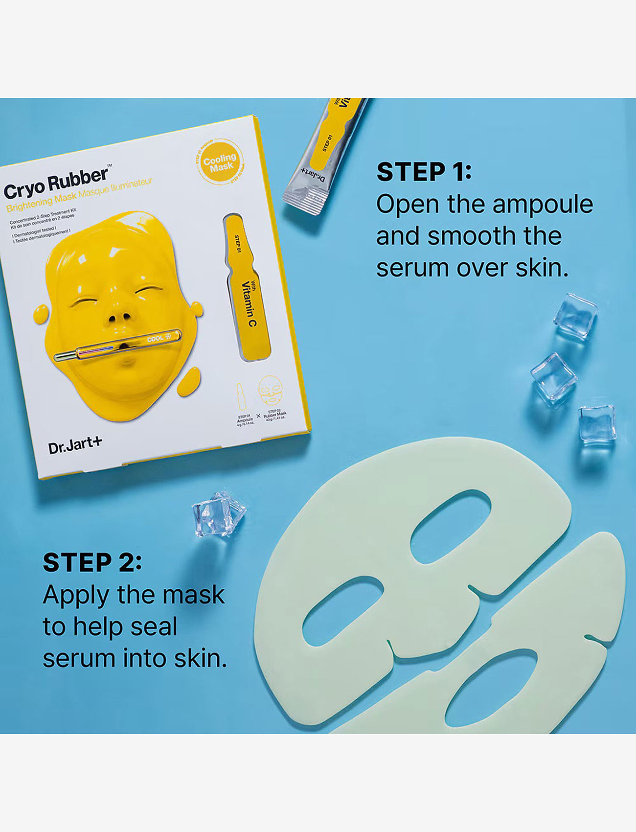 Dr.Jart+ - Cryo Rubber Brightening Mask - clear - 4