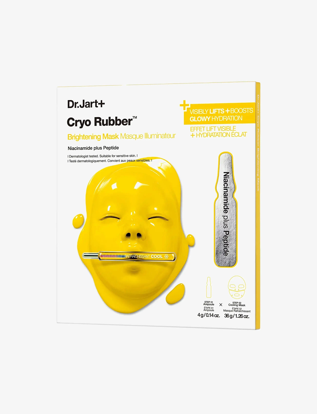 Dr.Jart+ - Cryo Rubber Brightening Mask - sheet masks - clear - 1