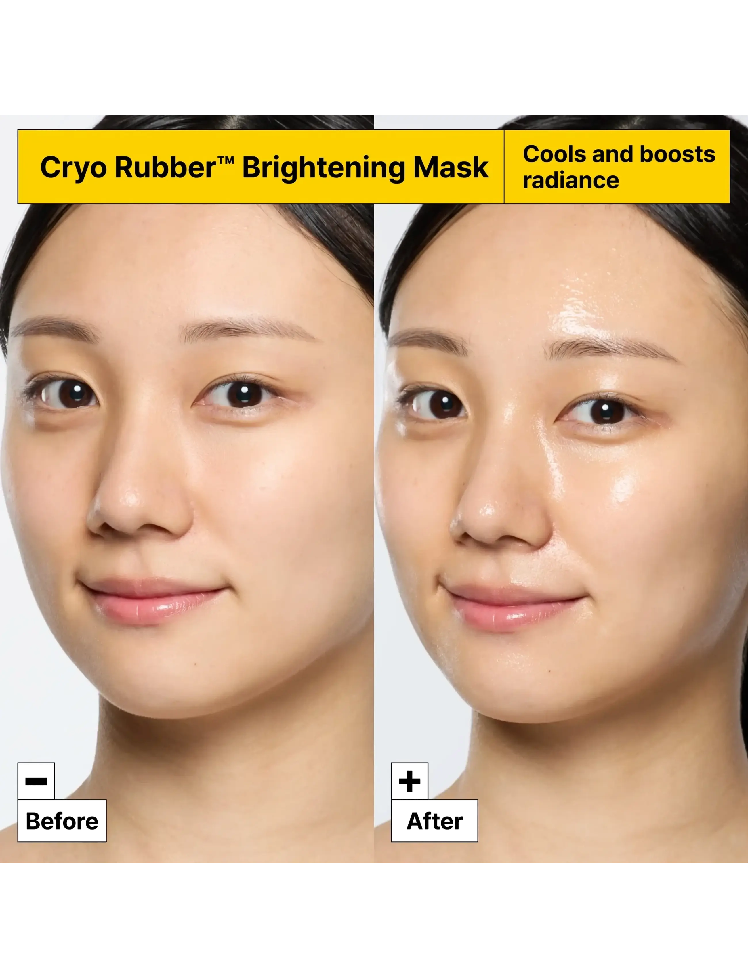 Dr.Jart+ - Cryo Rubber Brightening Mask - sheet masks - clear - 2