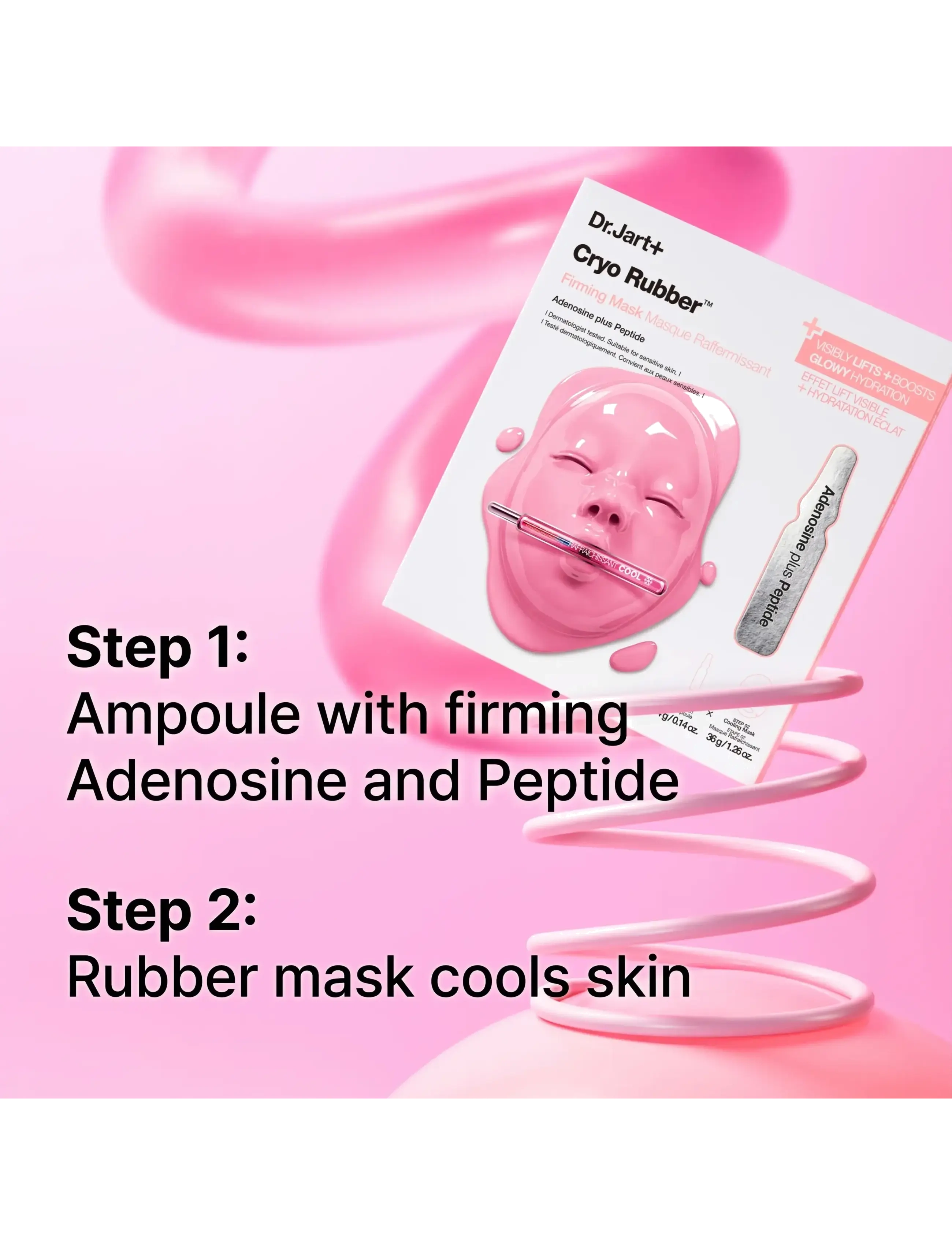 Dr.Jart+ - Cryo Rubber Firming Mask - sheet masks - clear - 5