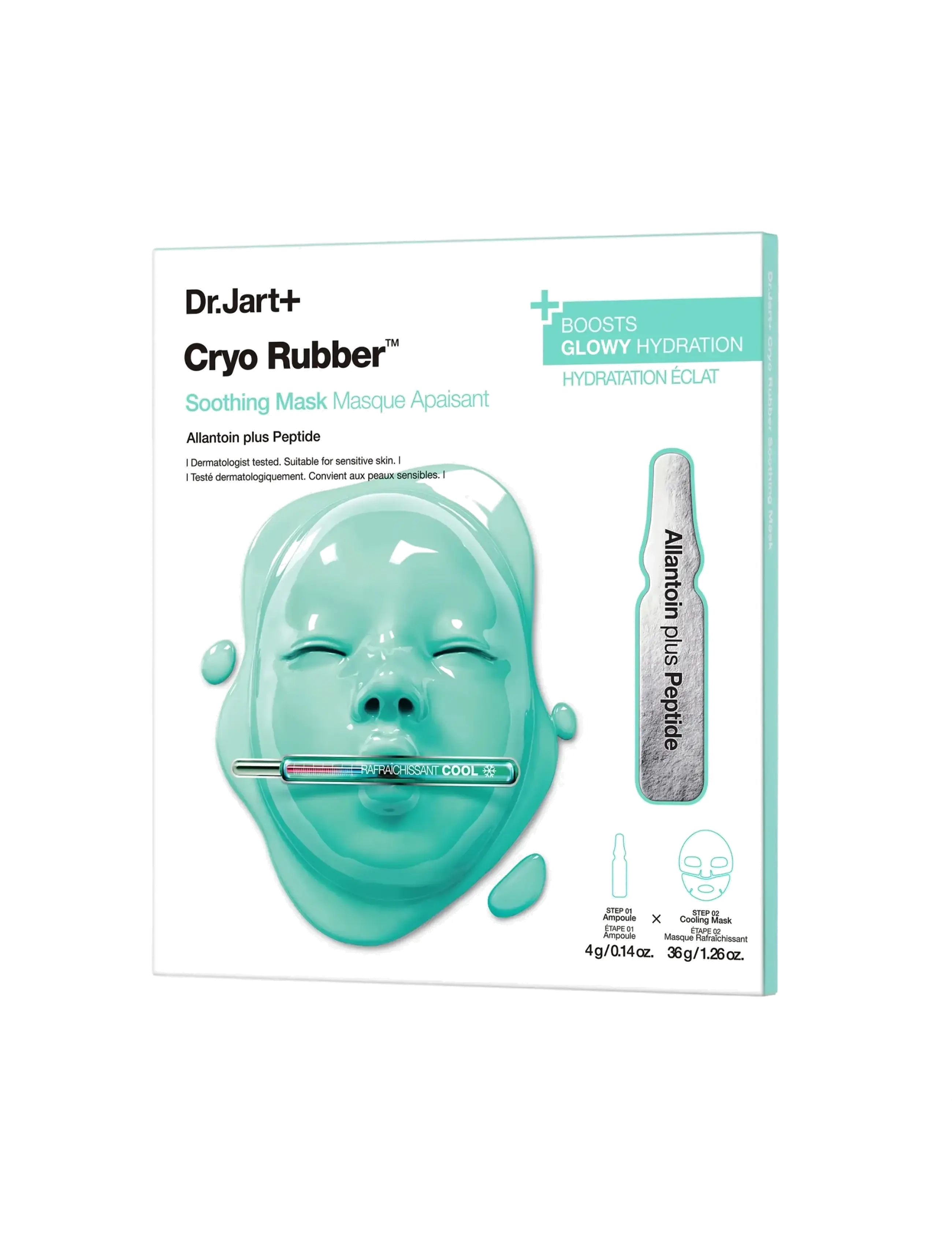 Dr.Jart+ Cryo Rubber Soothing Mask, 50 ml, Nude, Masker > Sheetmask, Dame