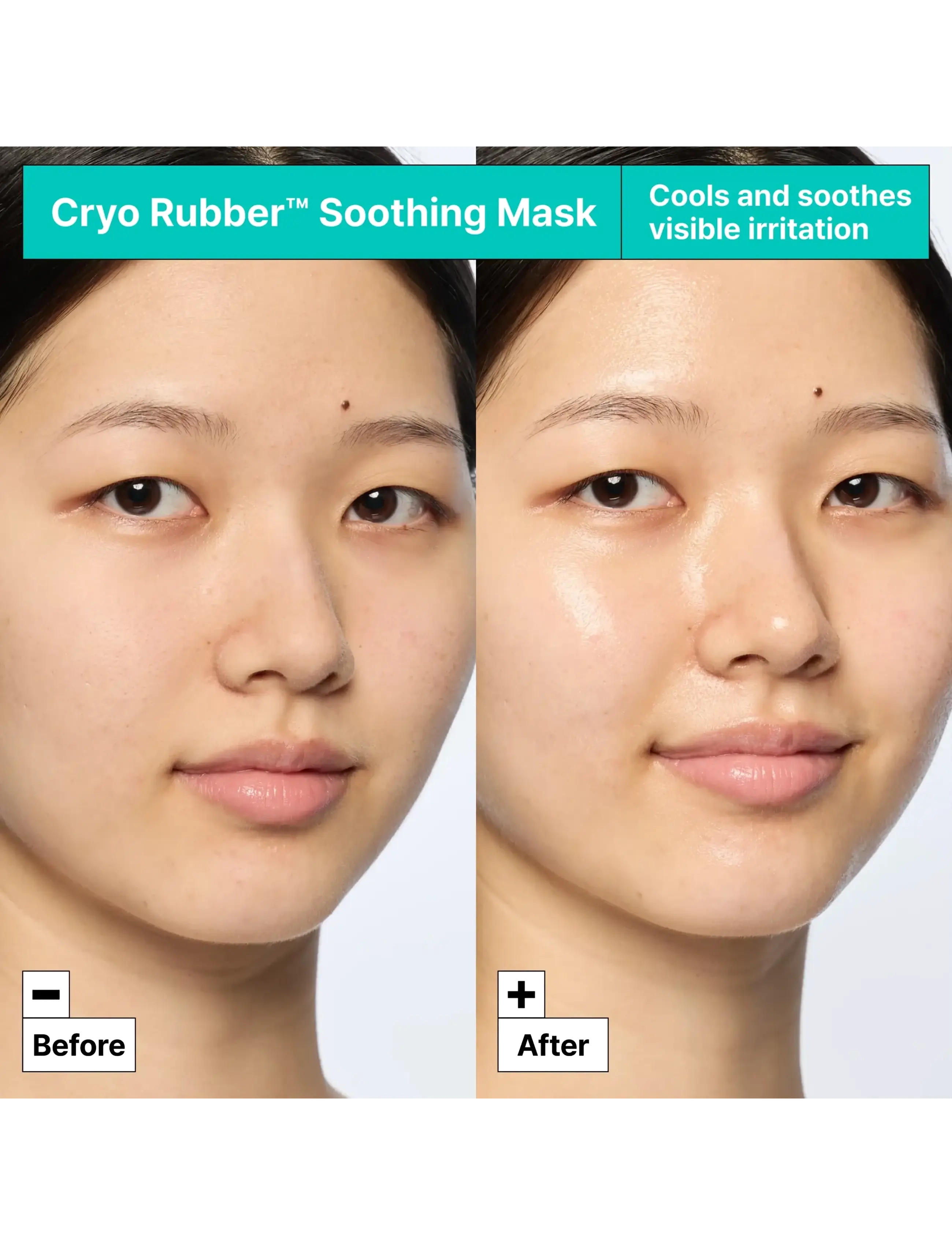 Dr.Jart+ - Cryo Rubber Soothing Mask - sheet masks - clear - 2