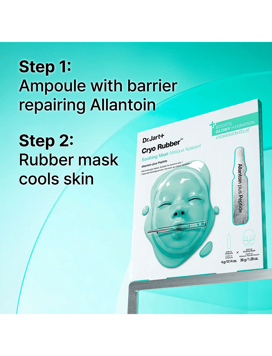 Dr.Jart+ - Cryo Rubber Soothing Mask - sheet masks - clear - 5