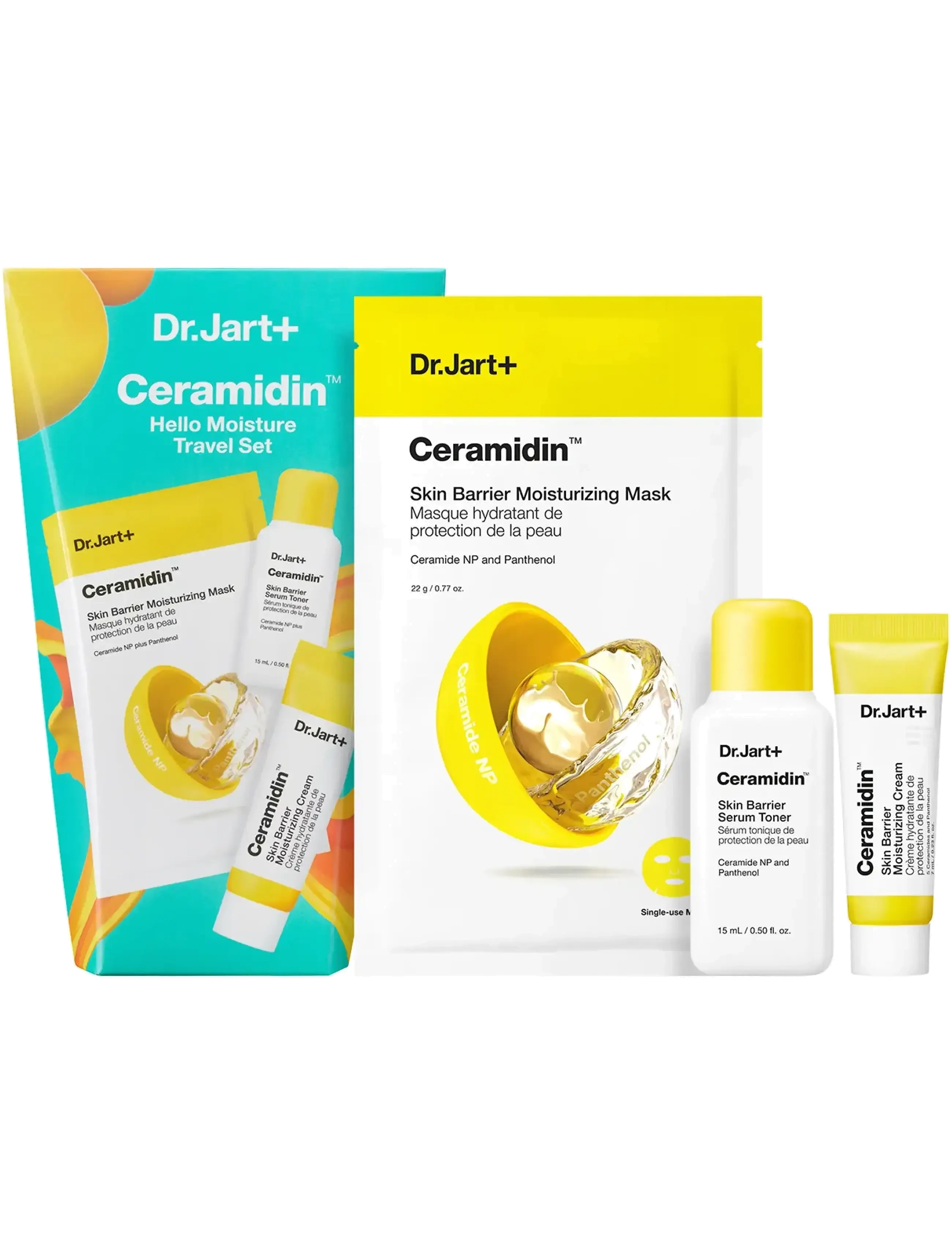 Dr.Jart+ Ceramidin Hello Moisture Travel Set - Hudpleje - CLEAR / undefined