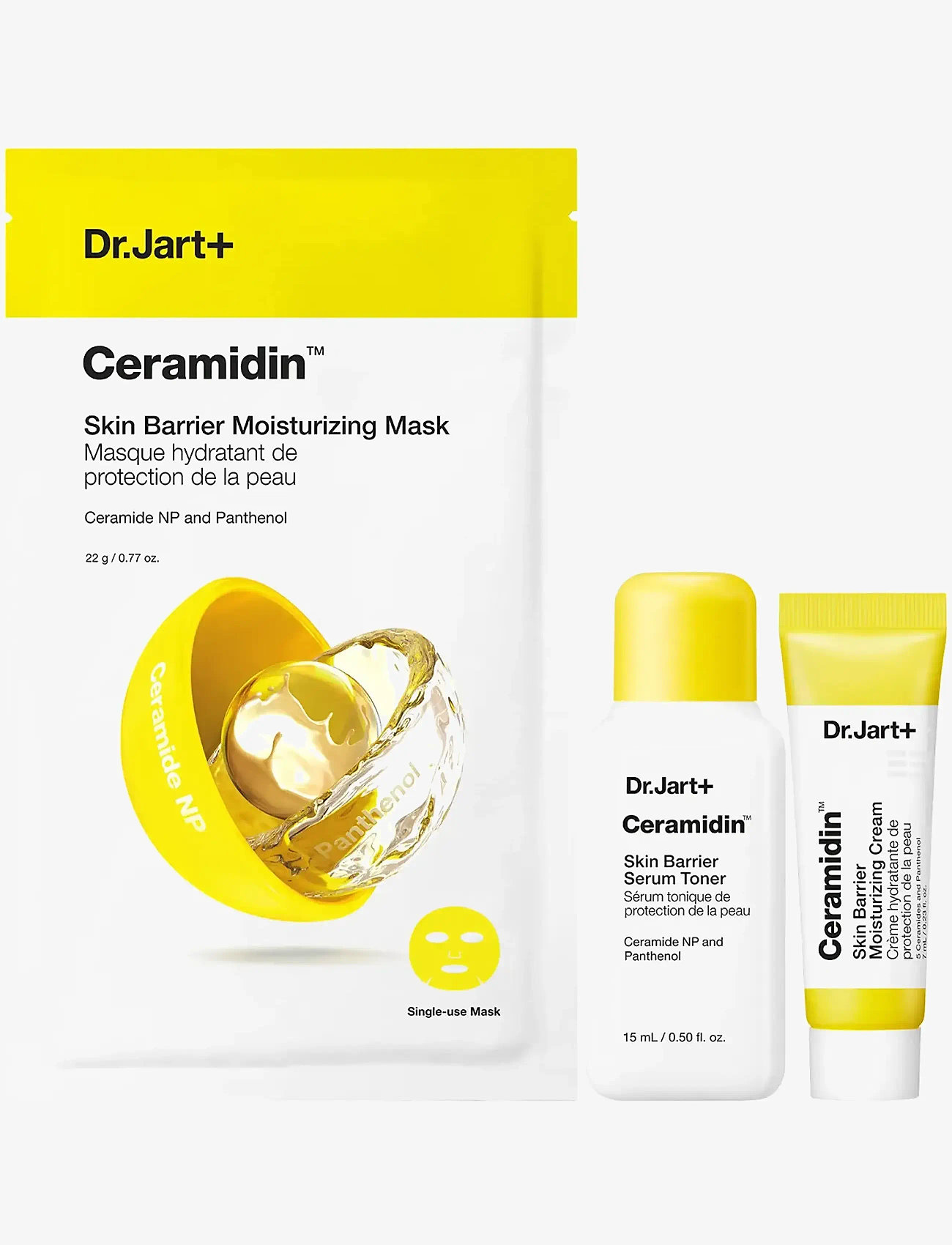 Dr.Jart+ - Ceramidin Hello Moisture Travel Set - moisturizing masks - clear - 1