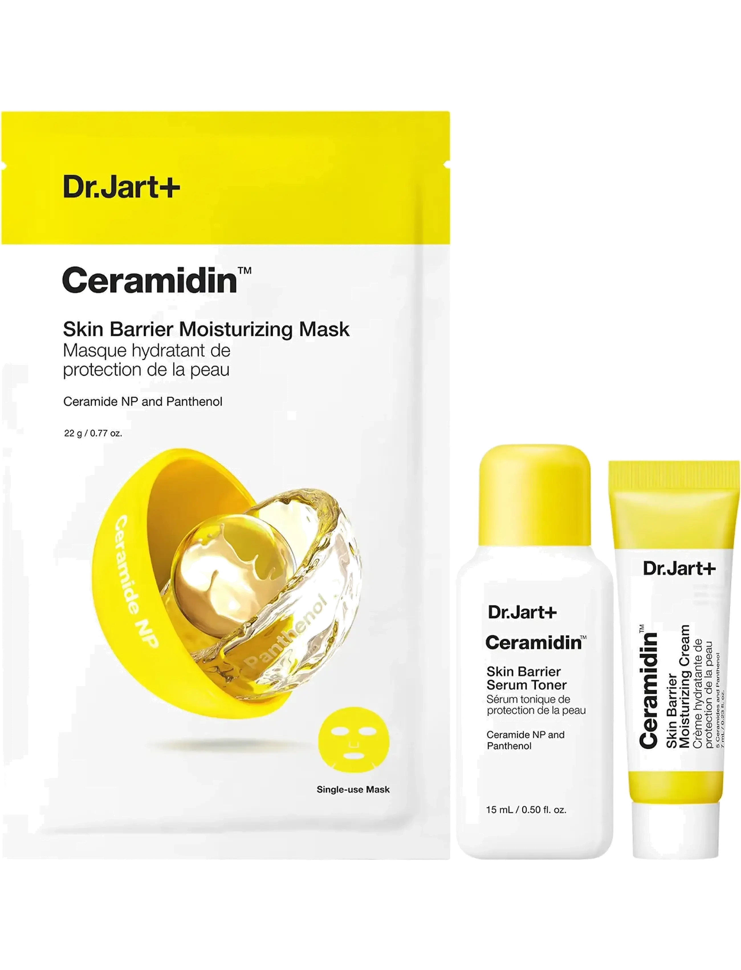 Dr.Jart+ - Ceramidin Hello Moisture Travel Set - fugtgivende masker - clear - 1