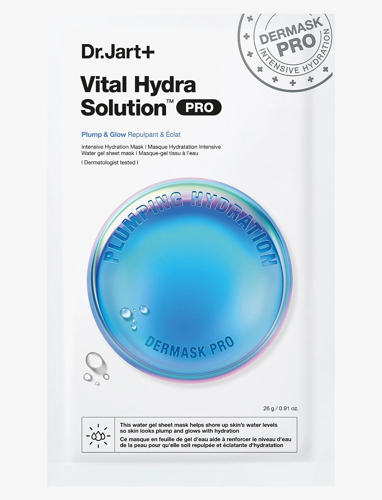 Dr.Jart+ - Dermask Vital Hydra Solution Pro - sheet masks - clear - 0