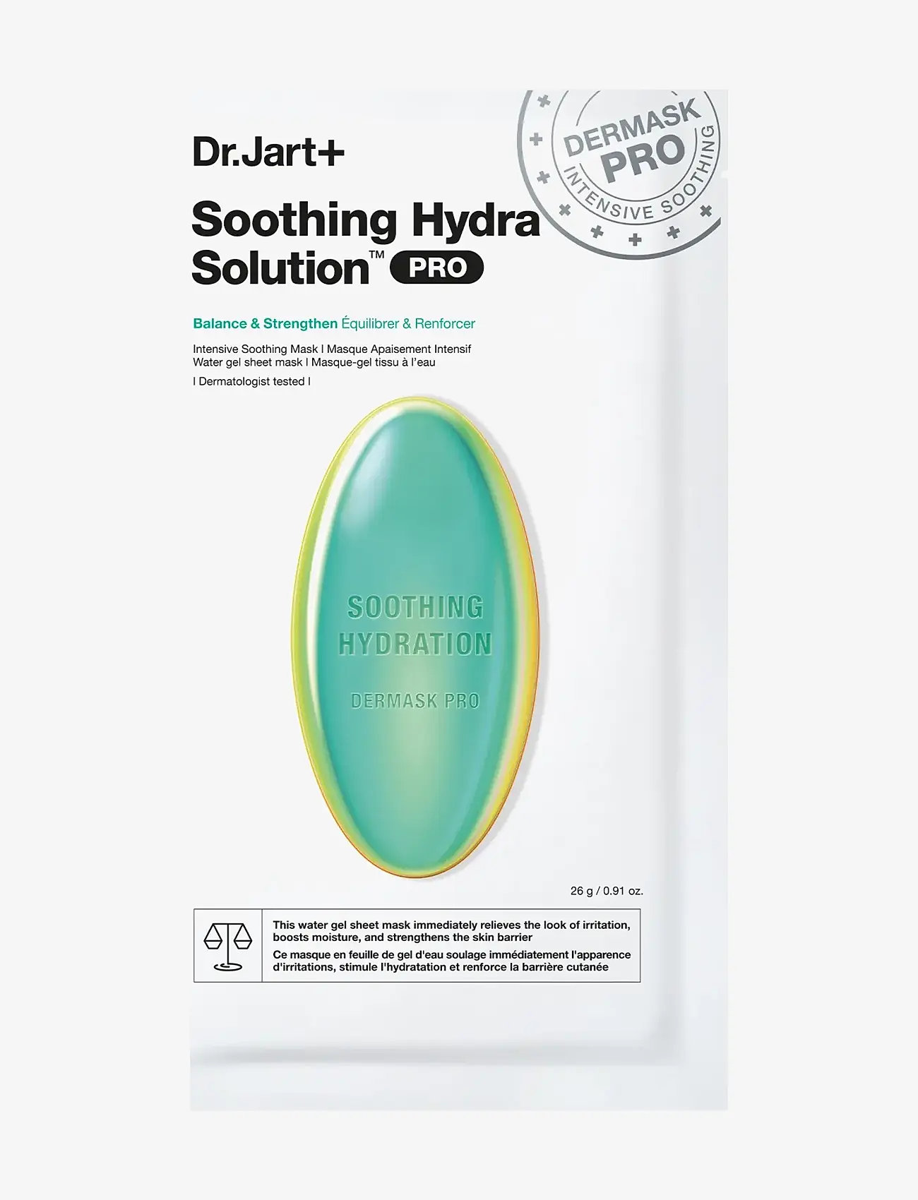 Dr.Jart+ - Dermask Soothing Hydra Solution Pro - sheet masks - clear - 0
