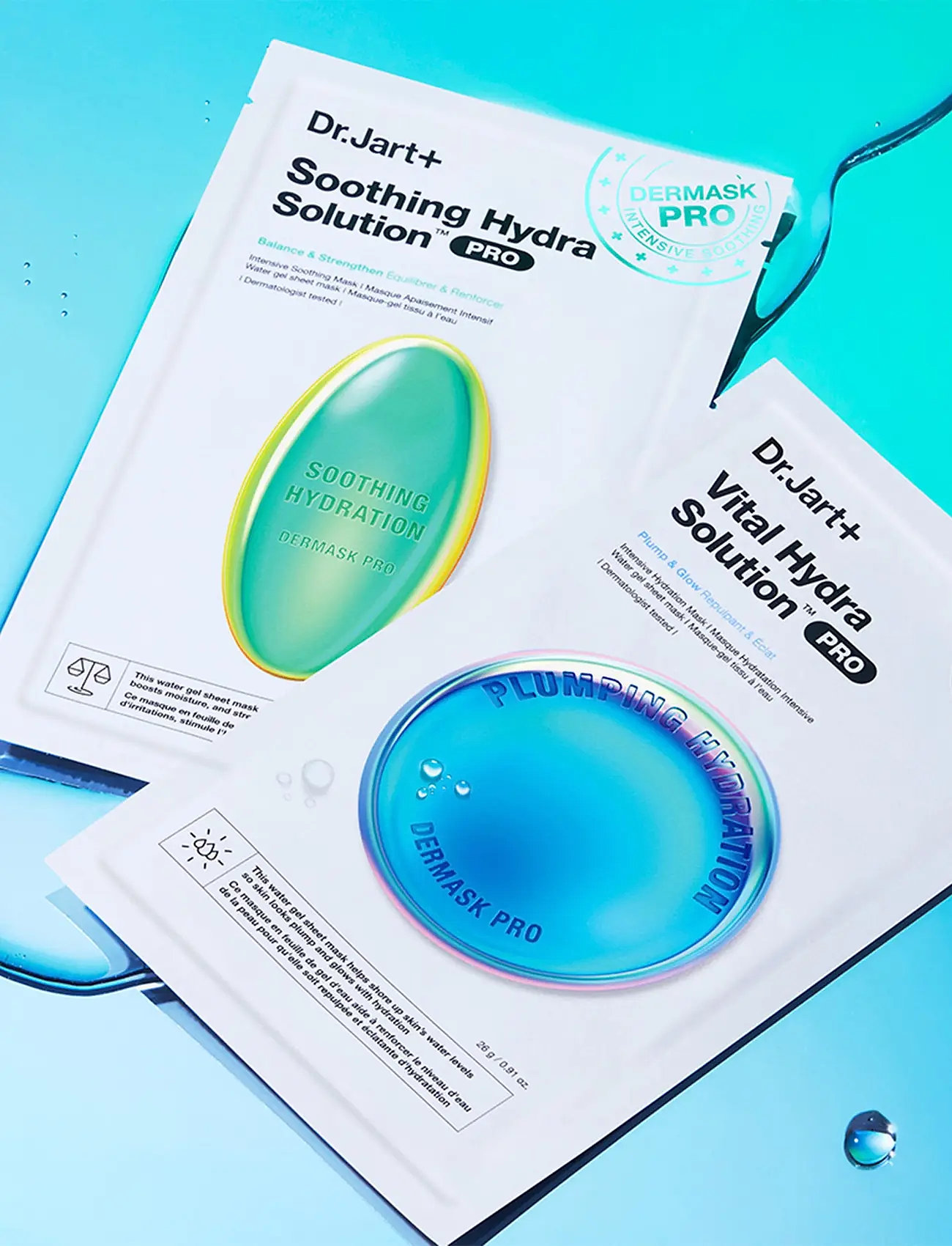 Dr.Jart+ - Dermask Soothing Hydra Solution Pro - sheet masks - clear - 4