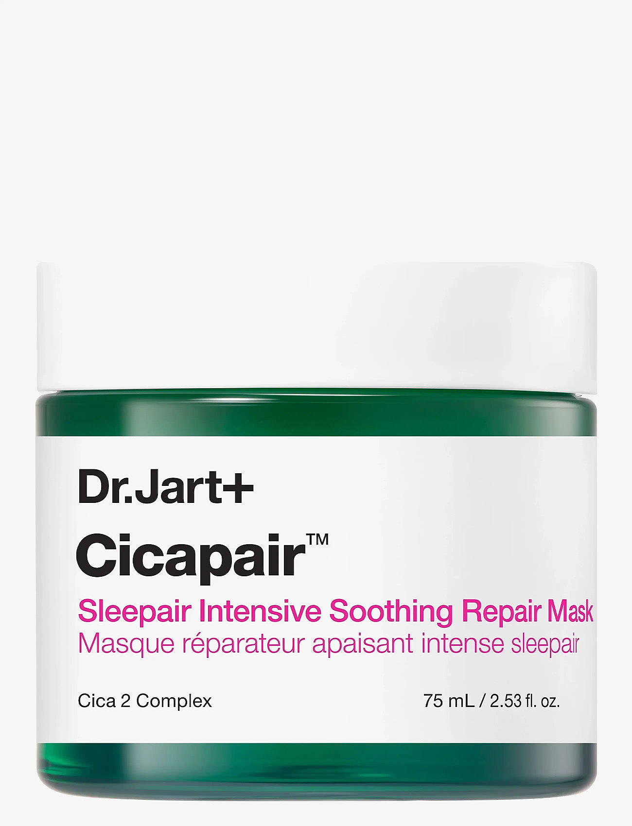 Dr.Jart+ - Cicapair Sleepair Intensive Soothing Repair Mask - detox masker - clear - 0