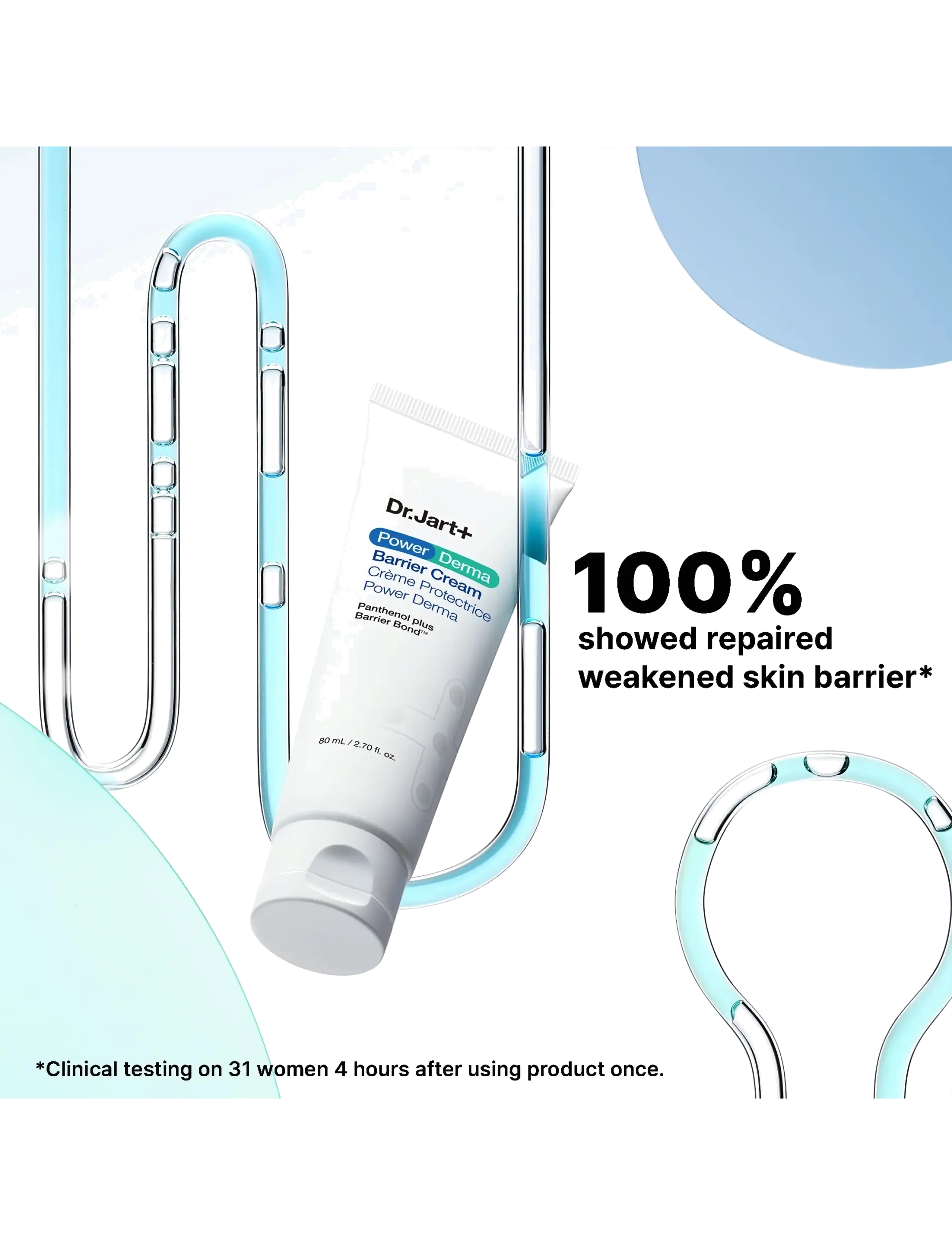 Dr.Jart+ - Power Derma Barrier Cream - fuktkrämer - clear - 5
