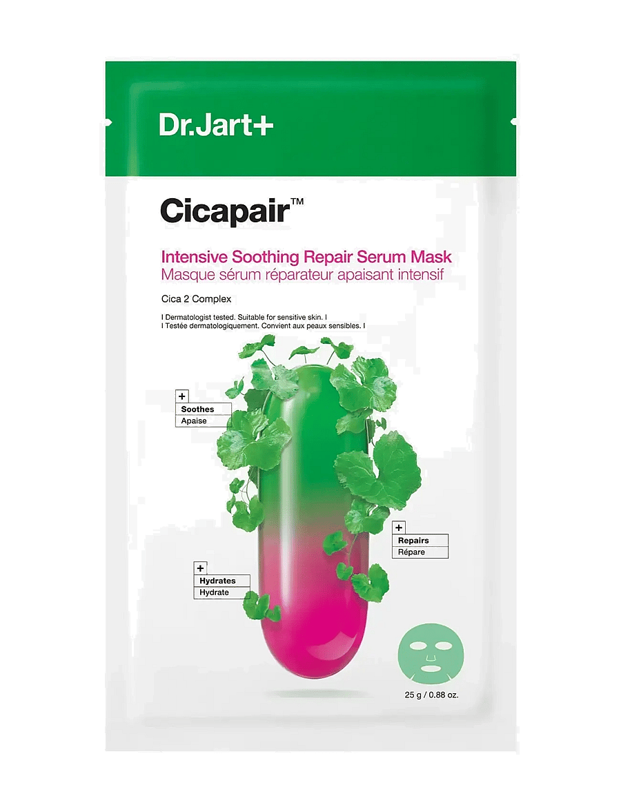 Dr.Jart+ - Cicapair Intensive Soothing Repair Serum Mask - sheet masks - clear - 0