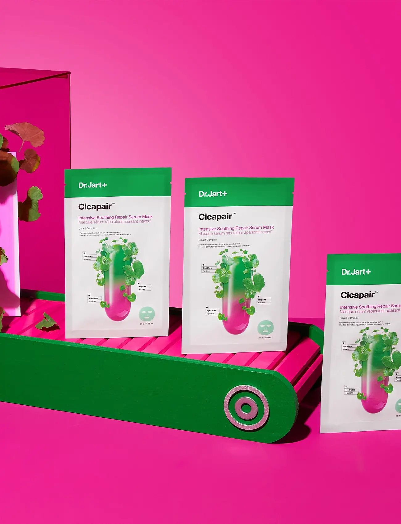 Dr.Jart+ - Cicapair Intensive Soothing Repair Serum Mask - sheet masks - clear - 3