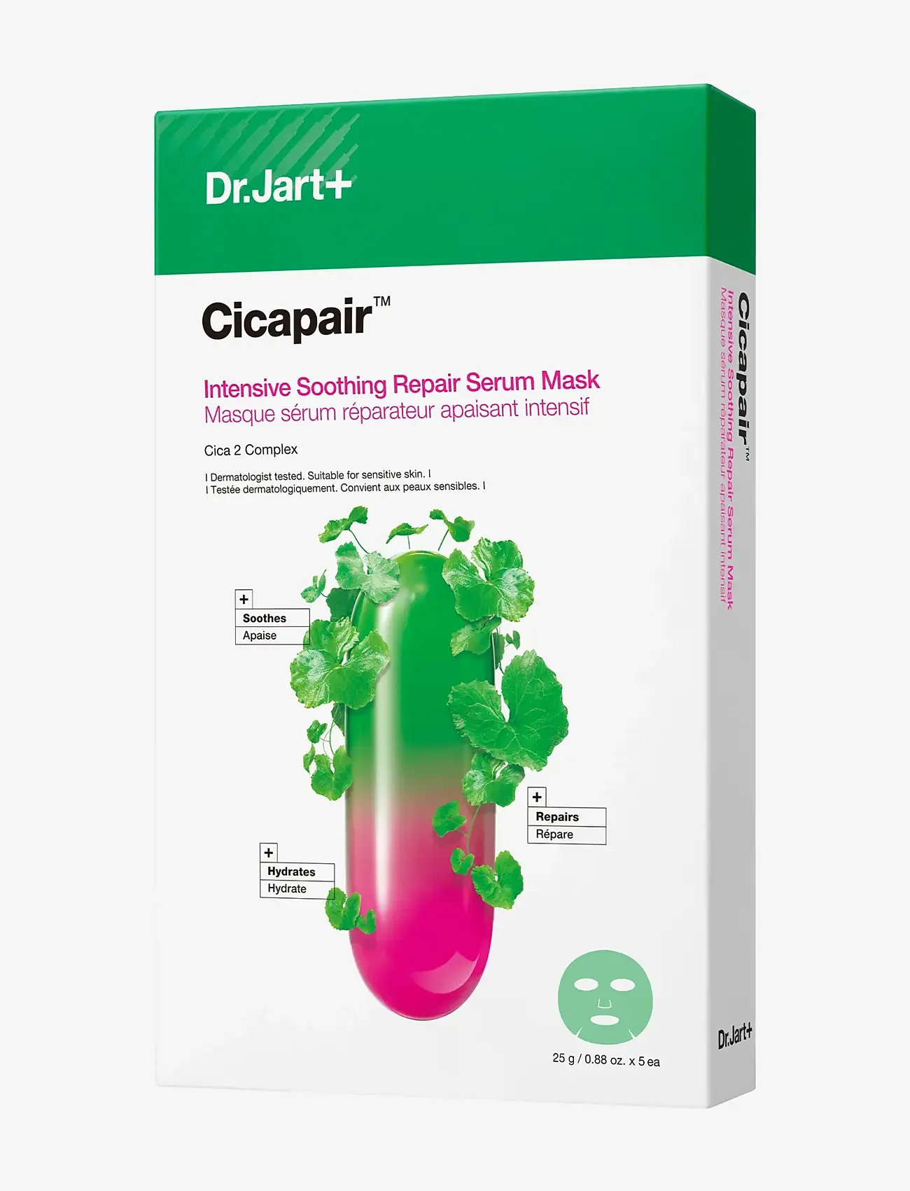 Dr.Jart+ - Cicapair Intensive Soothing Repair Serum Mask - sheet masks - clear - 4