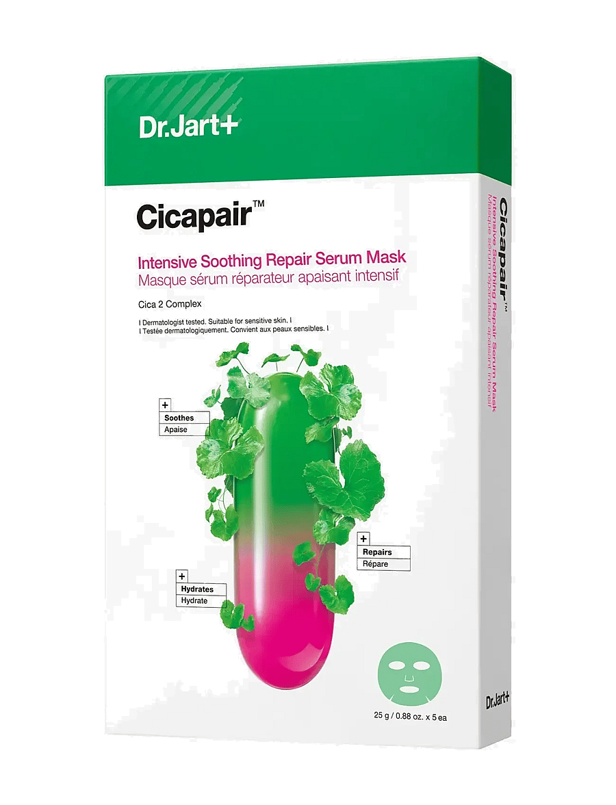 Dr.Jart+ - Cicapair Intensive Soothing Repair Serum Mask - sheet masks - clear - 4