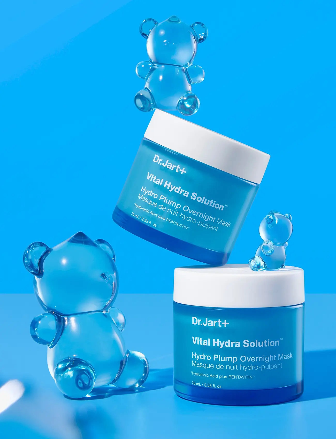 Dr.Jart+ - Vital Hydra Solution Hydro Plump Overnight Mask - natmasker - clear - 2