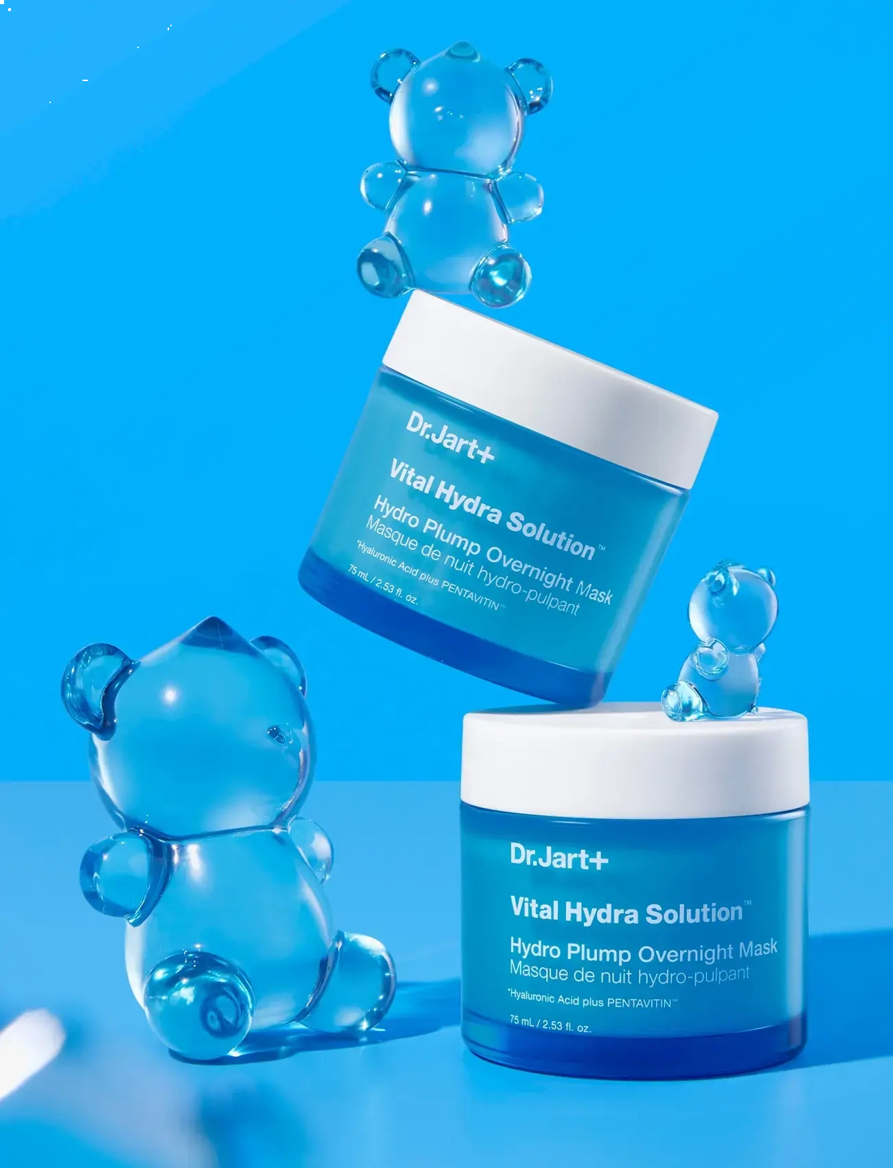 Dr.Jart+ - Vital Hydra Solution Hydro Plump Overnight Mask - grímur - clear - 2