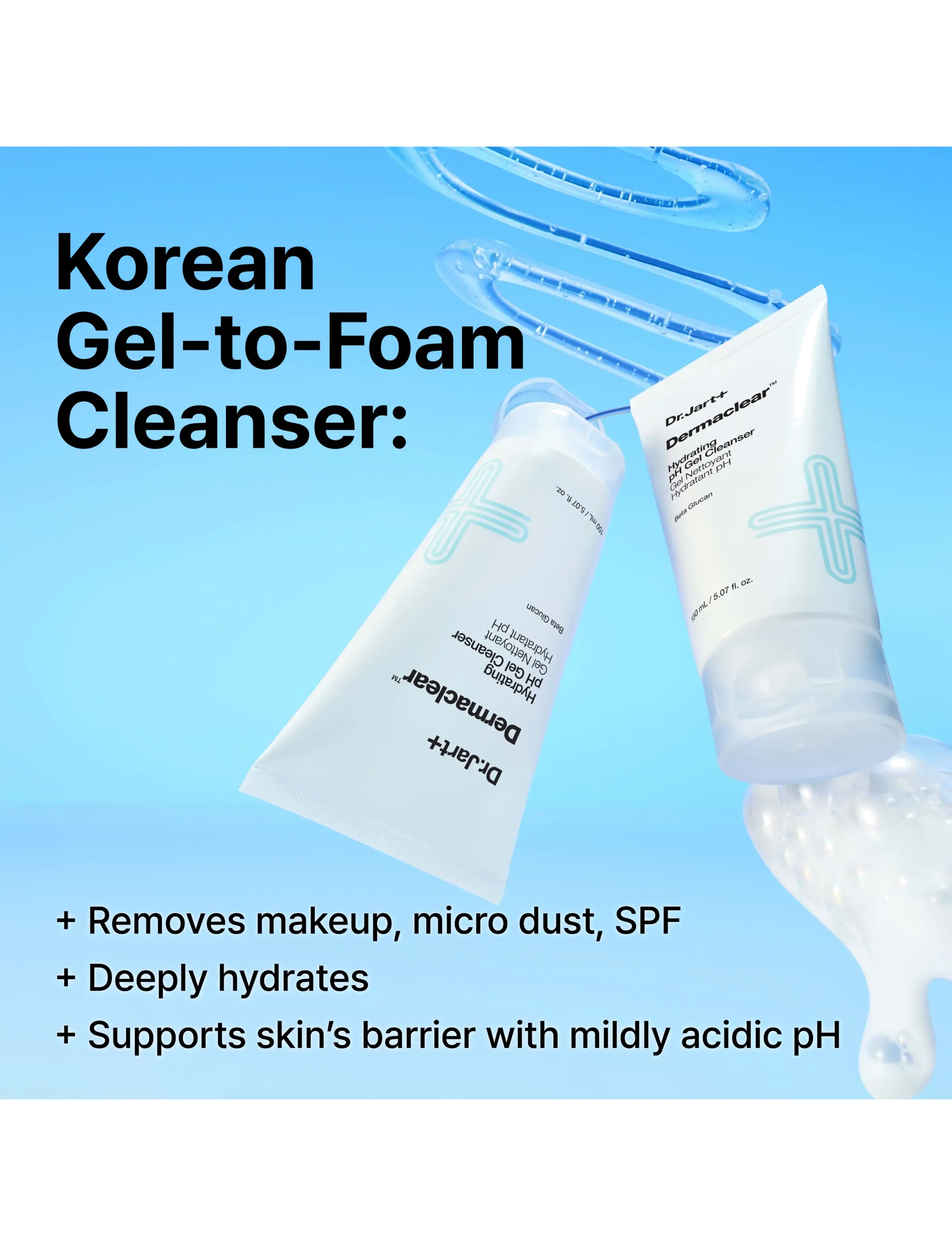 Dr.Jart+ - Dermaclear Hydrating pH Gel Cleanser - no color - 2