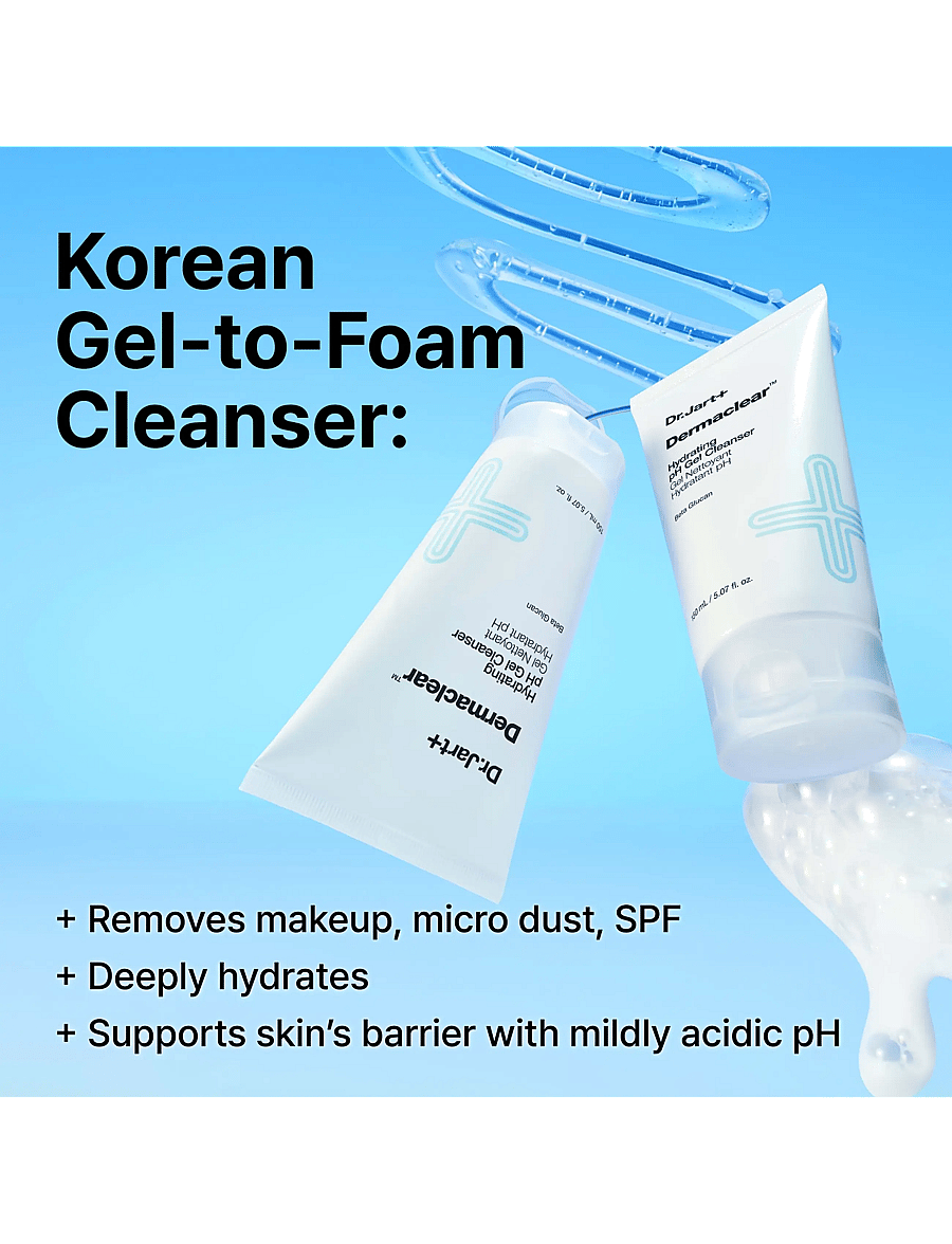 Dr.Jart+ - Dermaclear Hydrating pH Gel Cleanser - rengöringsgel - no color - 2