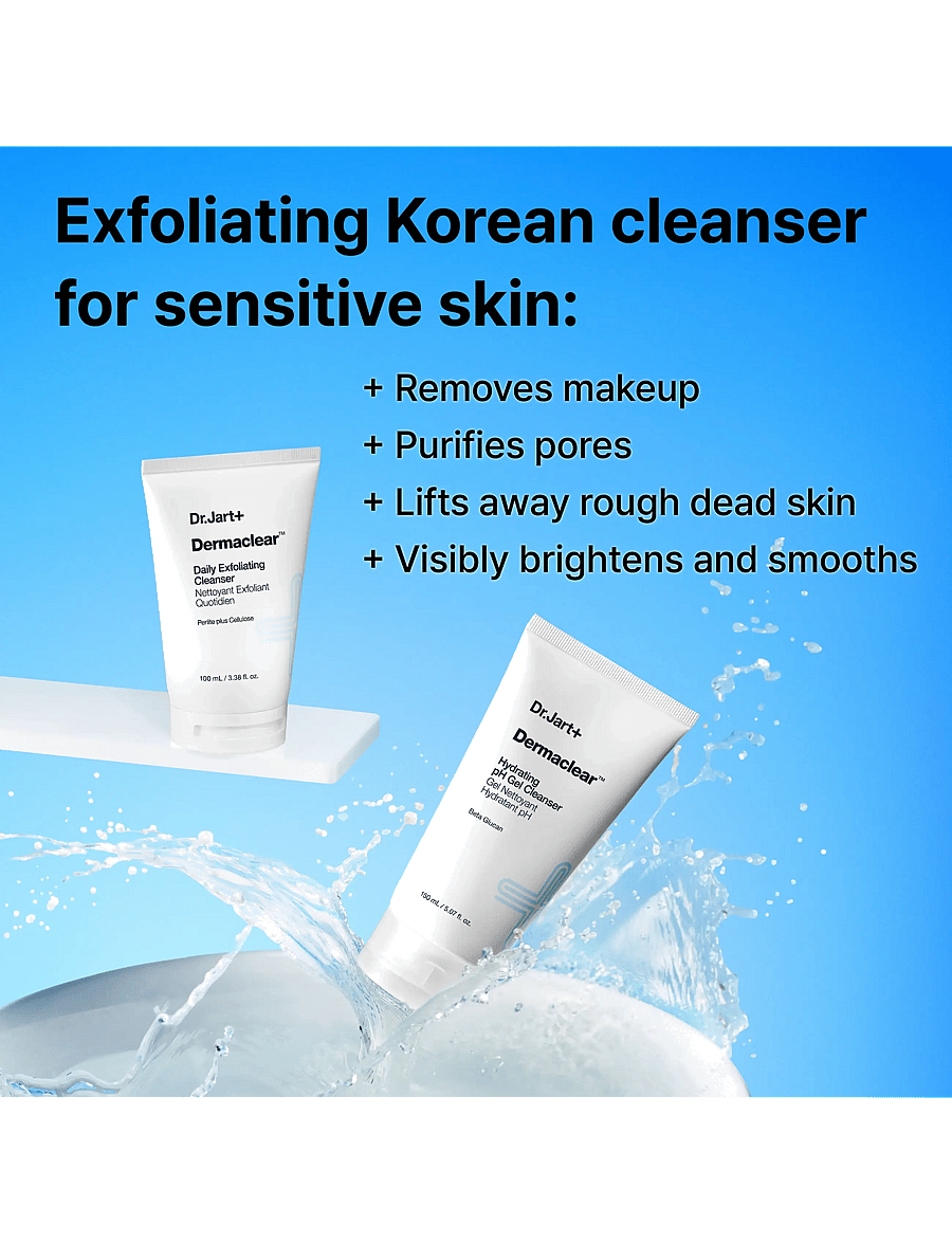 Dr.Jart+ - Dermaclear Daily Exfoliating Cleanser - rengöringsgel - no color - 2