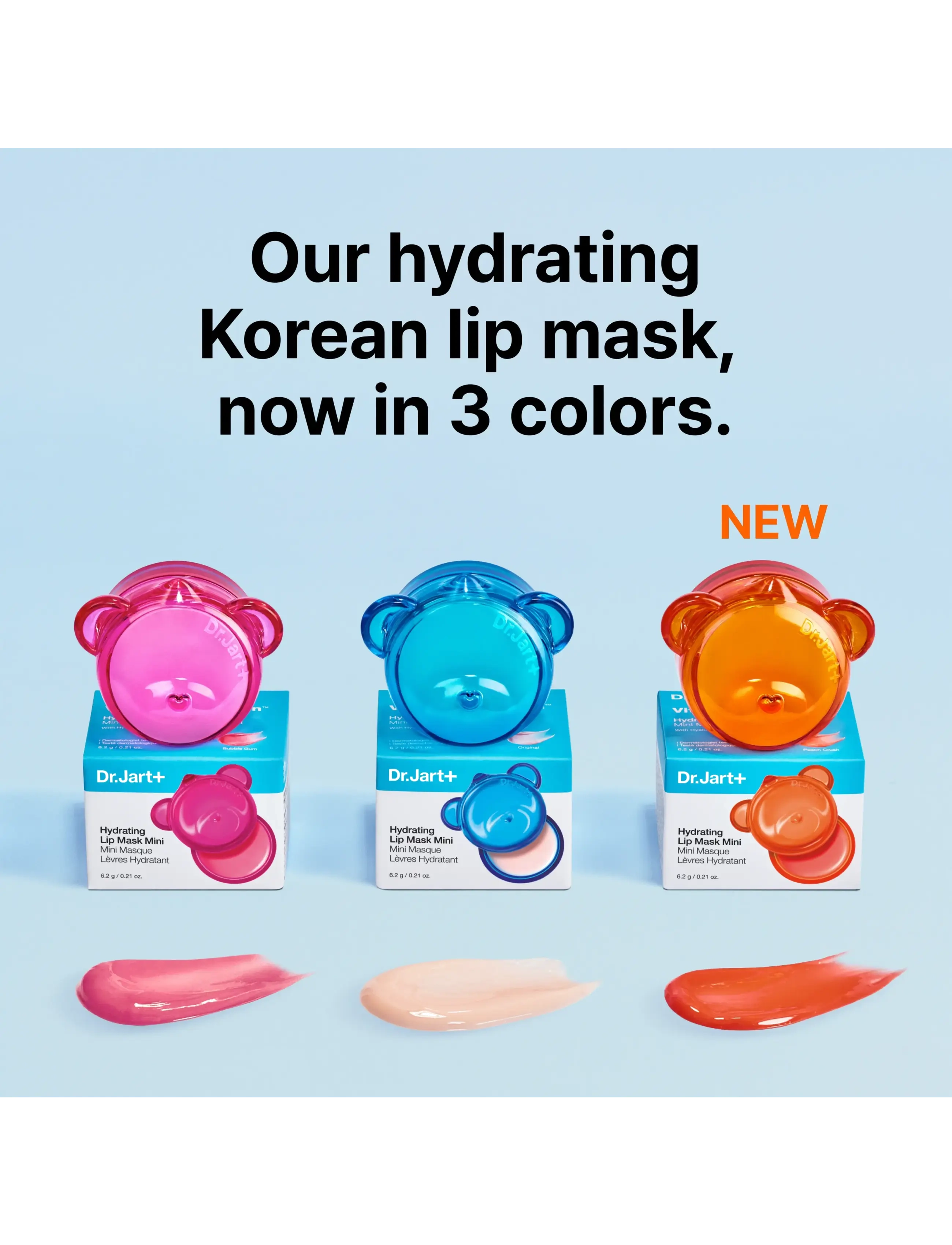 Dr.Jart+ - Vital Hydra Solution Hydrating Lip Mask Mini - læbemaske - bubble gum - 4