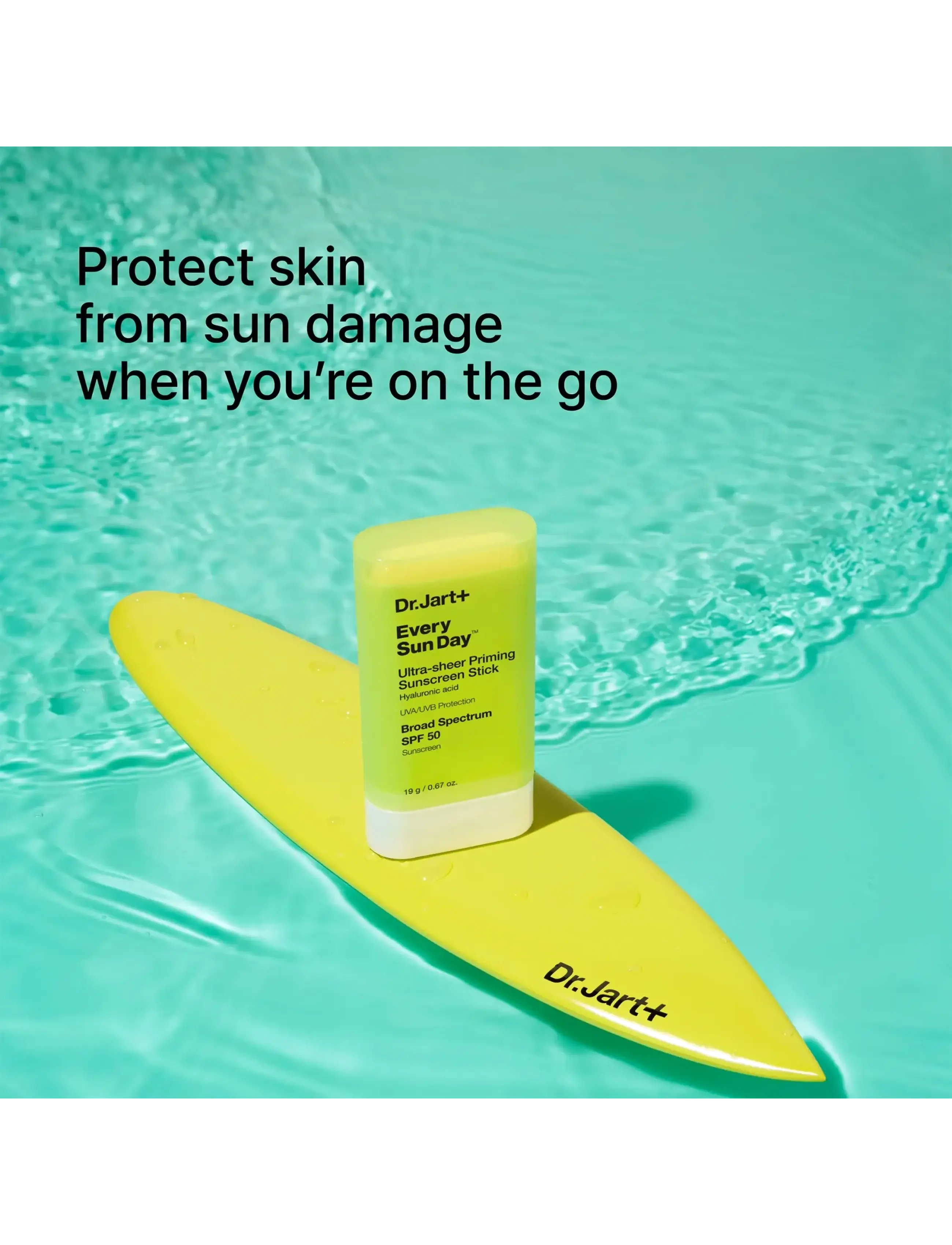 Dr.Jart+ - Every Sun Day Ultra-sheer Priming Sunscreen Stick SPF 50 - til ansigtet - clear - 5