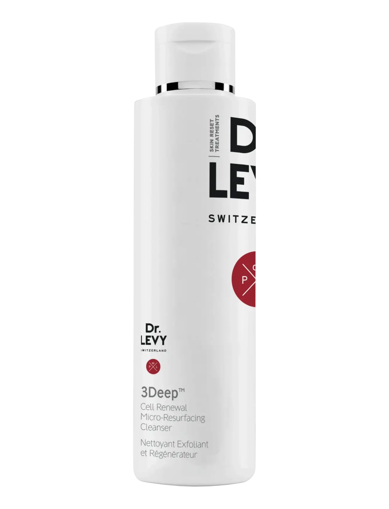 Dr. Levy 3Deep Cell Renewal Micro-Resurfacing Cleanser, Ansigtsvask & Rensemiddel, Hvid, Str: 150 ML