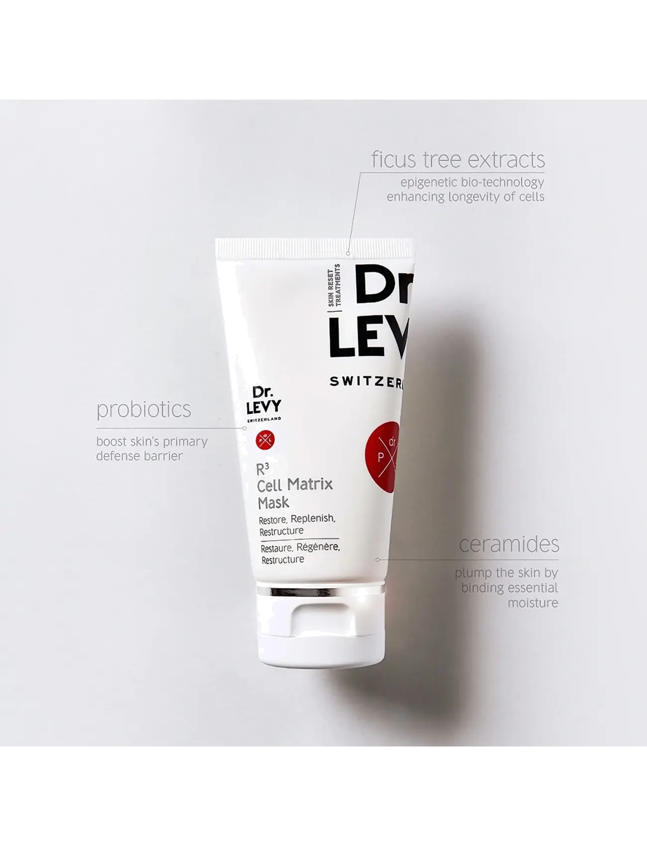 Dr. Levy R3 Cell Matrix Mask - Återfuktande mask | Boozt.com