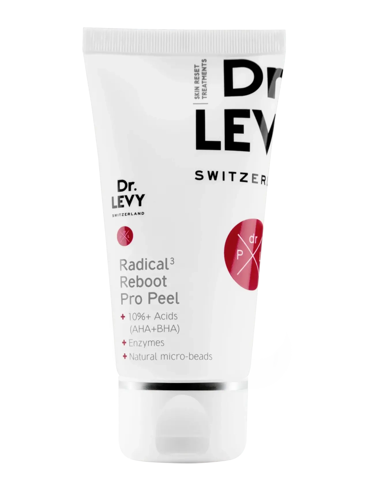 Dr. Levy Radical3 Reboot Pro Peel, Skrællekniv, Hvid, Str: 50 ML