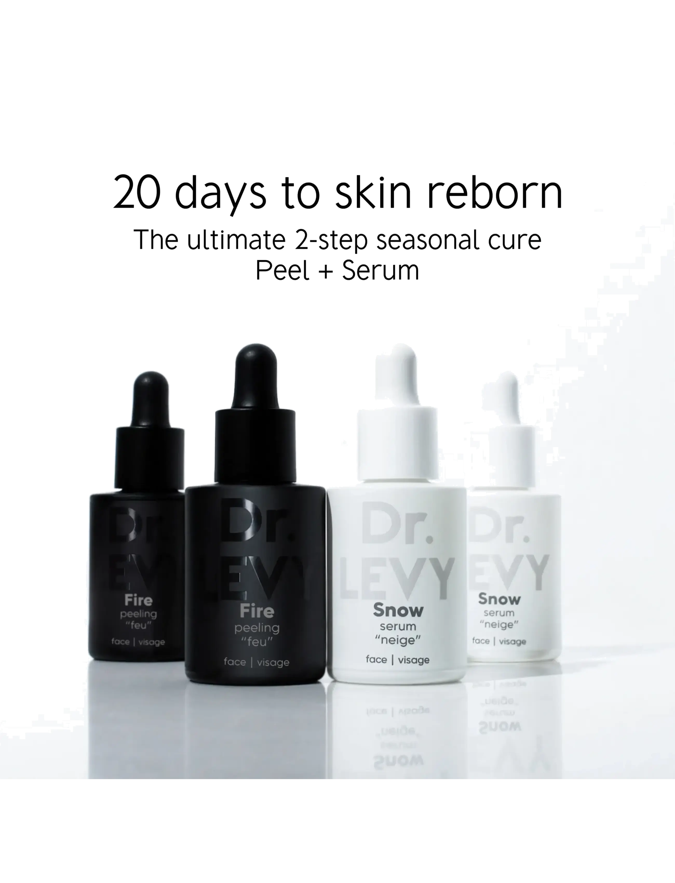 Dr. Levy - Fire&Snow 20-day cure - peeling - white - 2