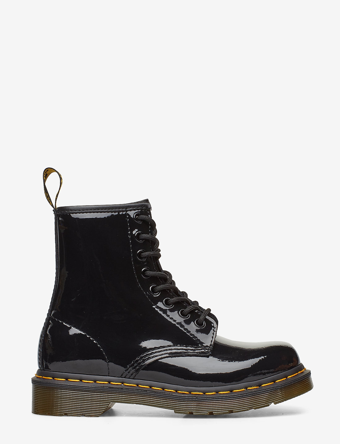 Dr. Martens 1460 W Black Patent Lamper Ankle boots Boozt