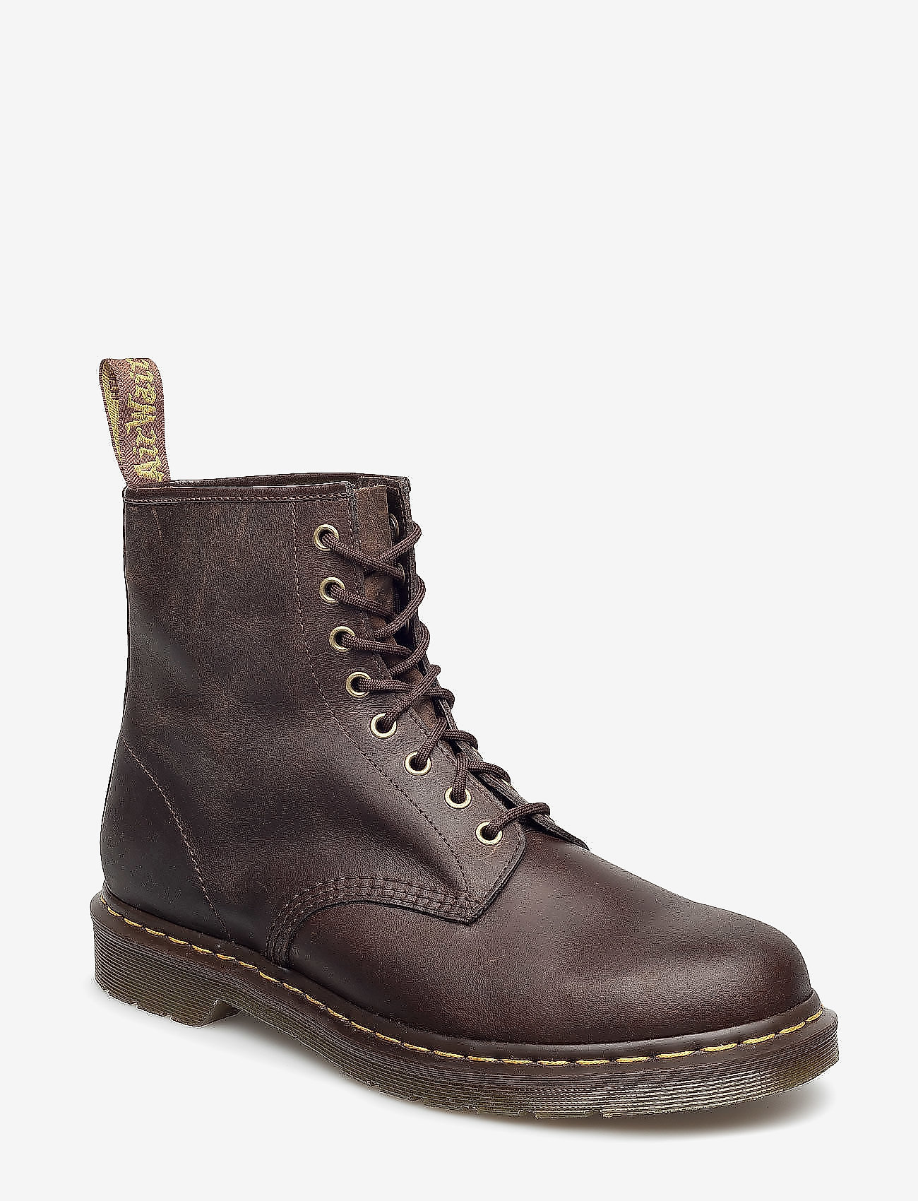 Dr. Martens - 1460 Dark Brown Crazy Horse - geschnürte stiefel - dark brown - 0