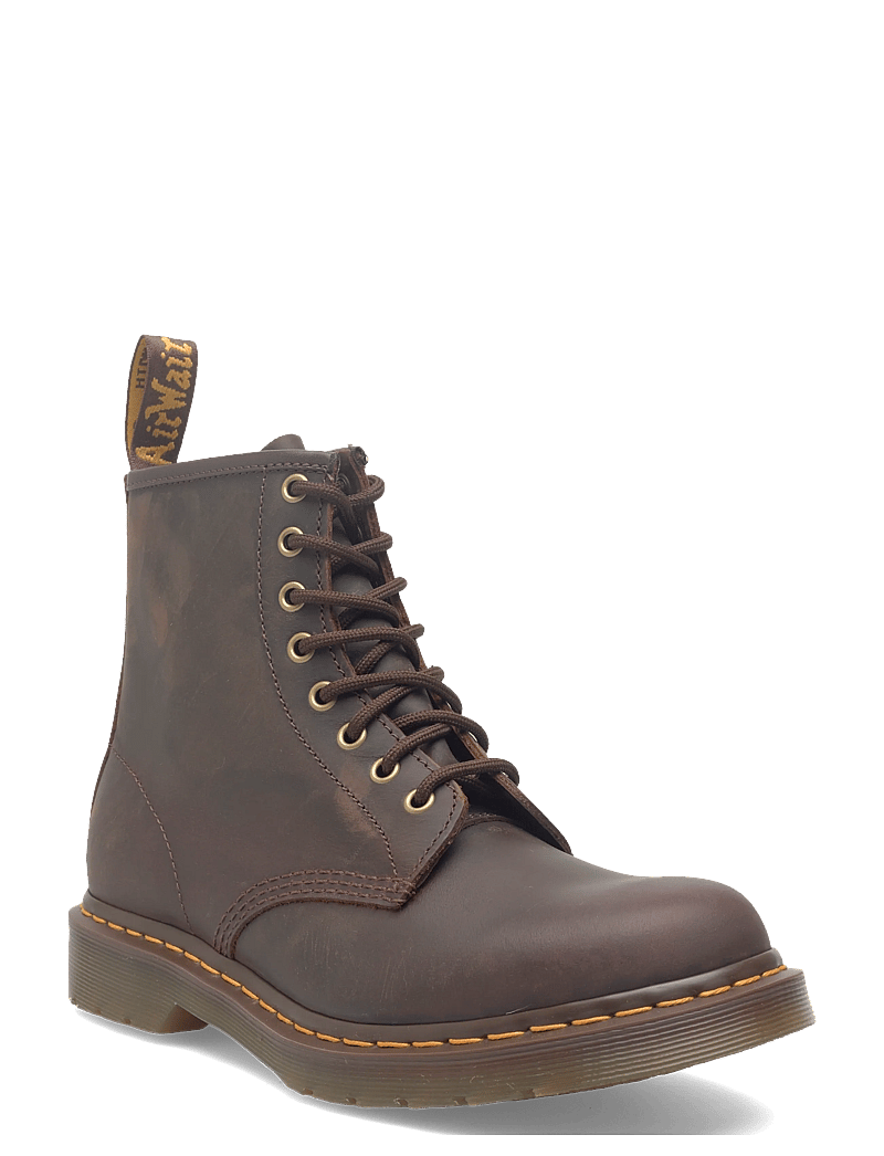 Dr. Martens - 1460 Dark Brown Crazy Horse - paeltega saapad - dark brown - 0