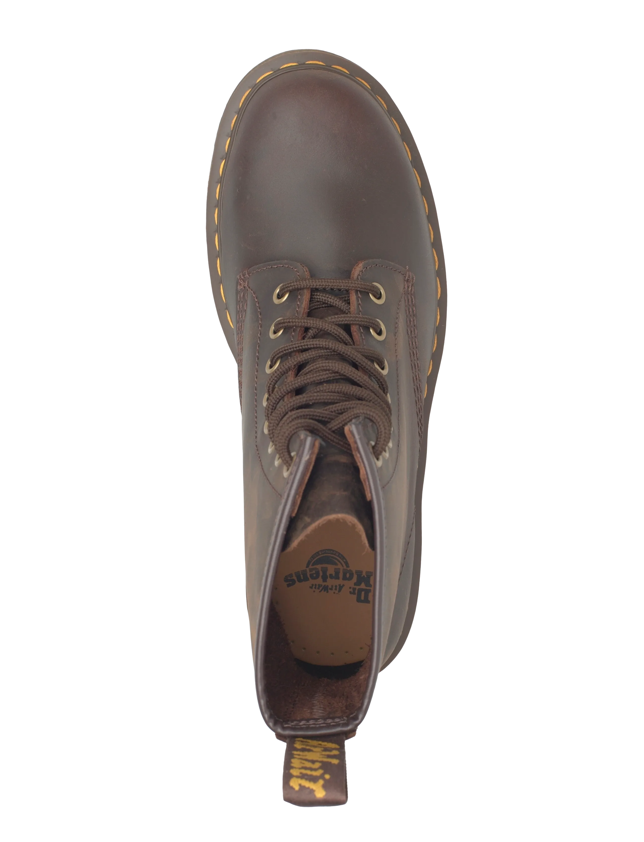Dr. Martens - 1460 Dark Brown Crazy Horse - kängor - dark brown - 3