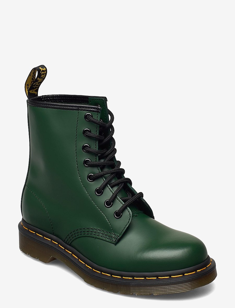 Dr. Martens - 1460 Green Smooth - flade ankelstøvler - green - 0